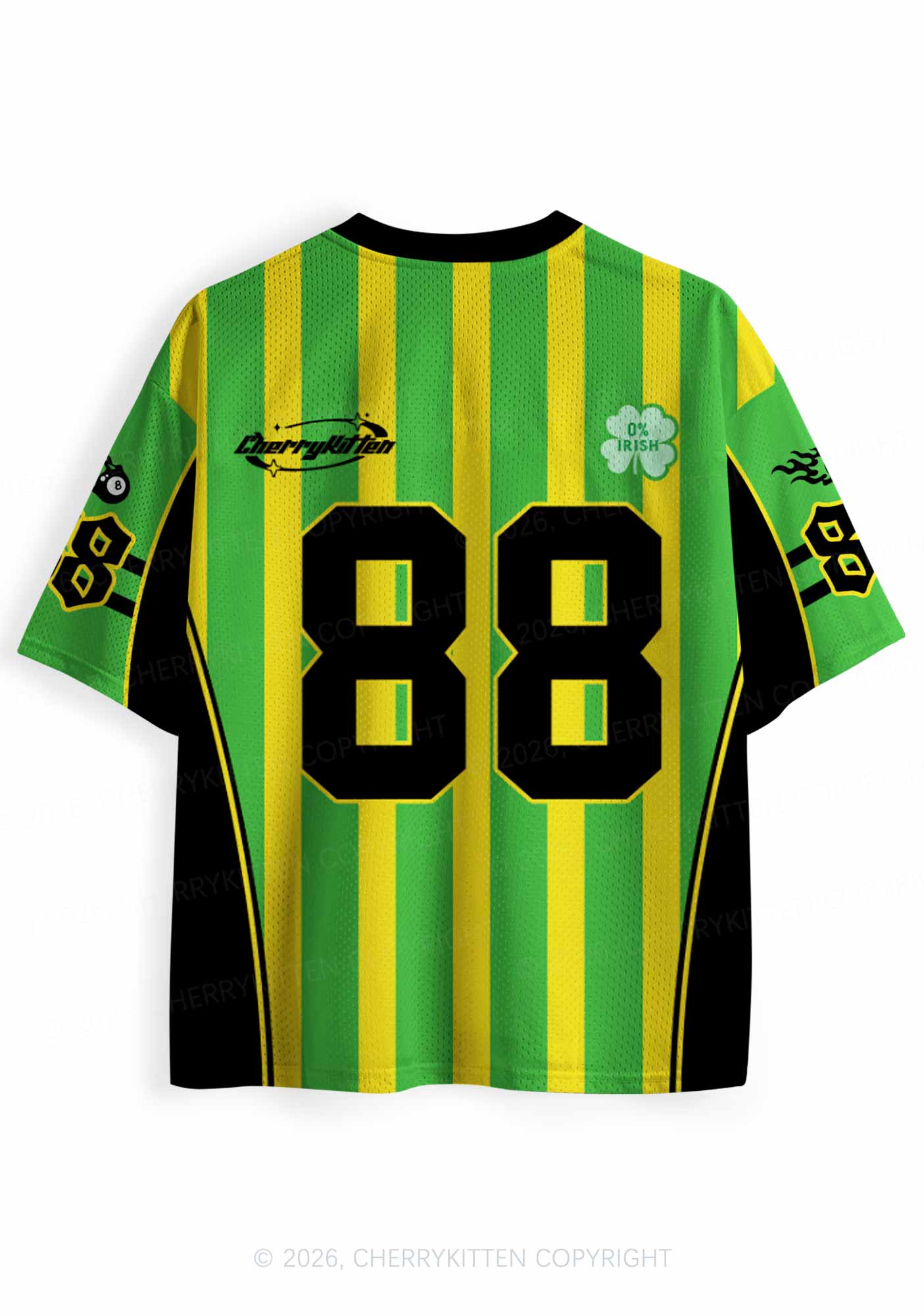 Custom Zero Percent Irish St Patricks Y2K Sport Jersey Shirts Cherrykitten - Image 4
