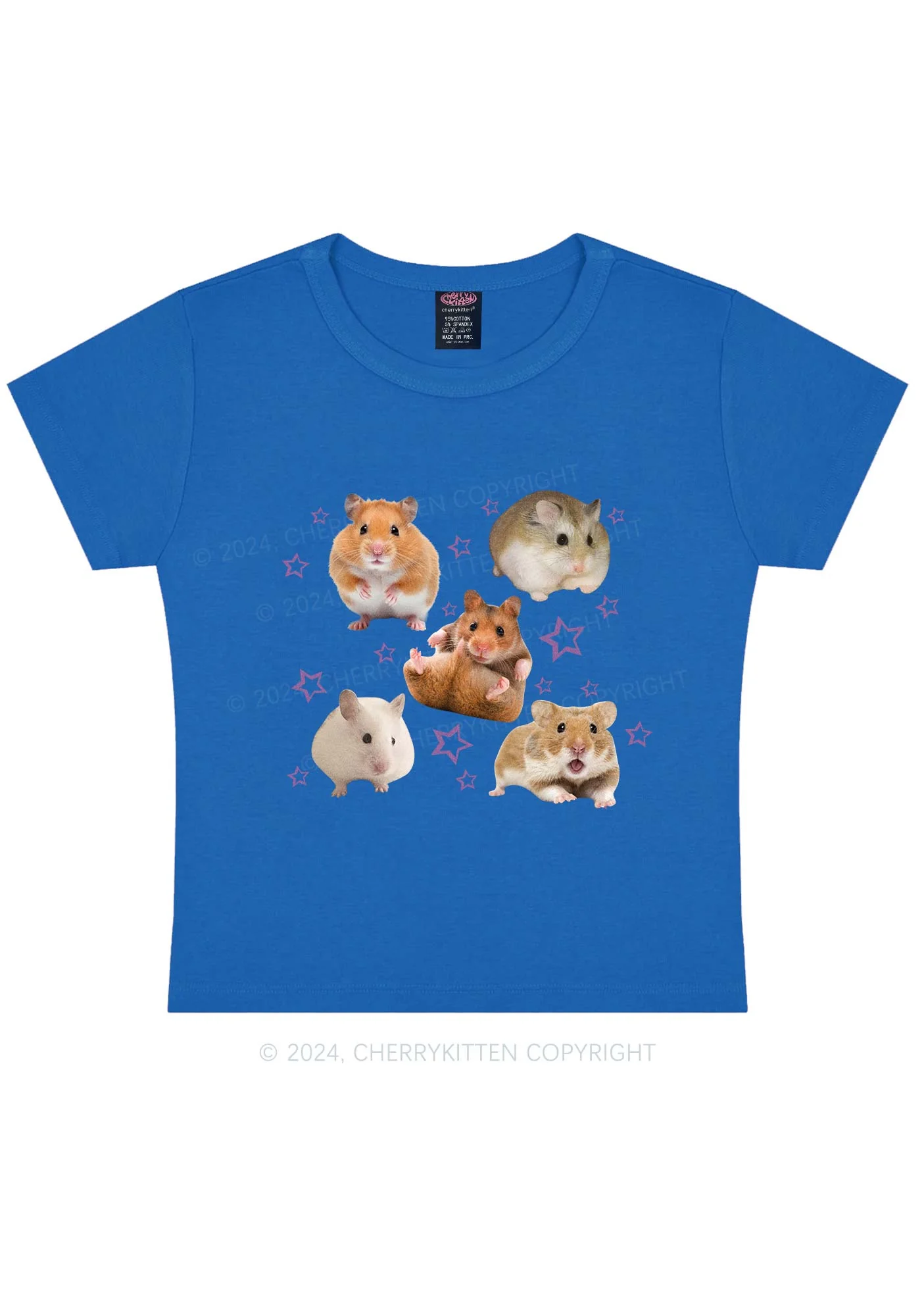 Cute Hamsters Y2K Baby Tee Cherrykitten - Image 9