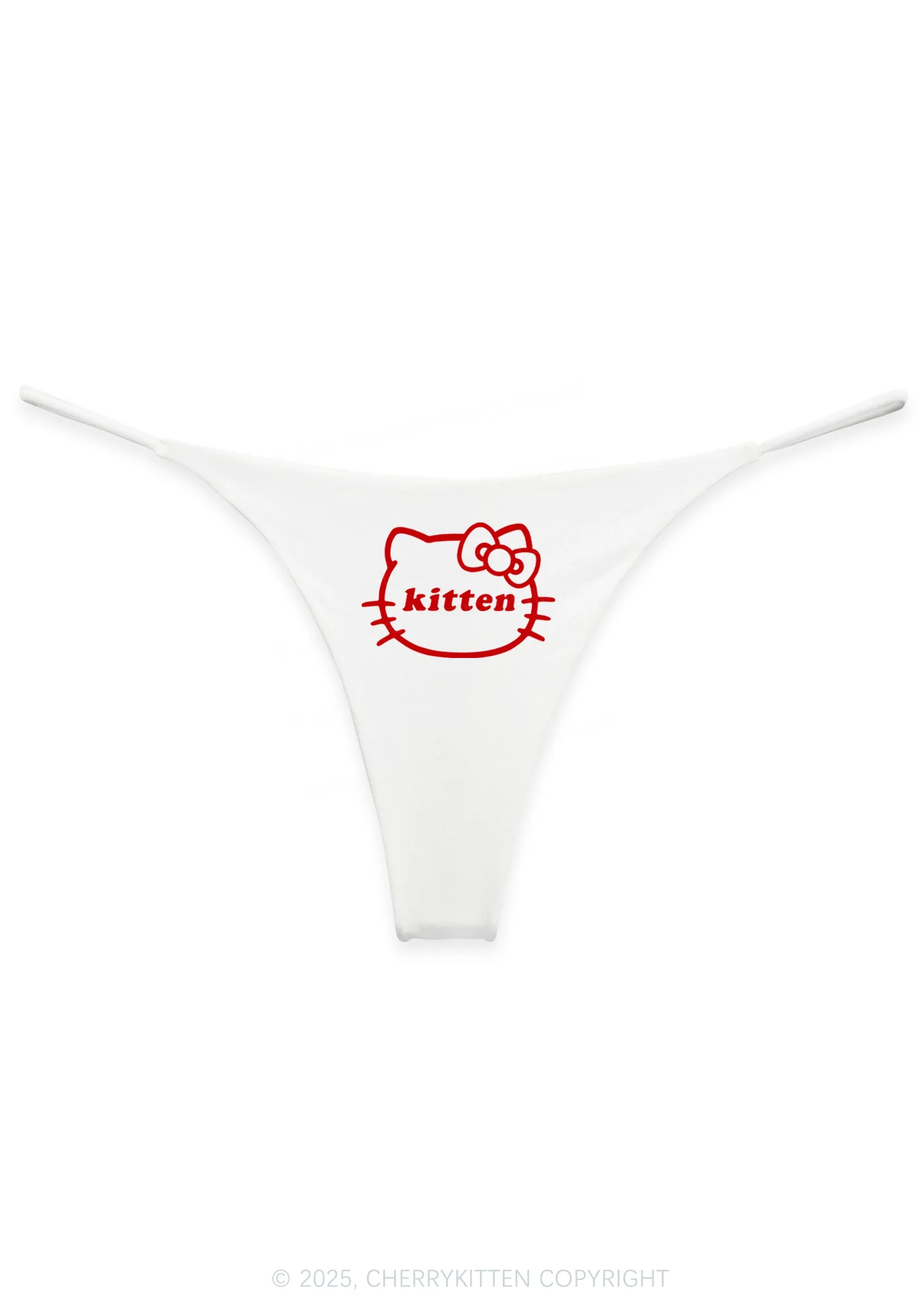 Cute Kitten Y2K Bikini String Thong Cherrykitten - Image 4