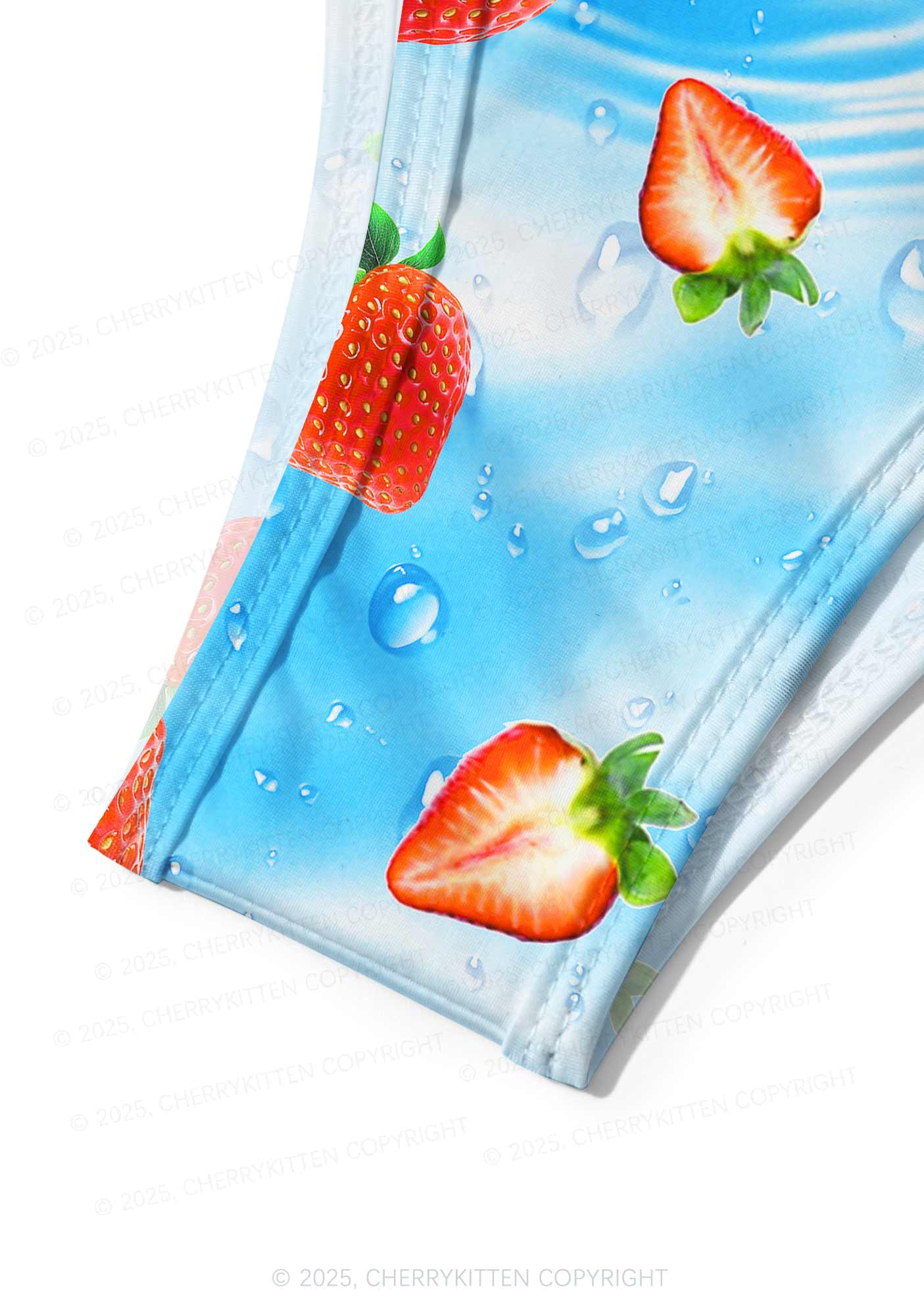 Cute Strawberry Y2K Print Bikini Set Cherrykitten - Image 3