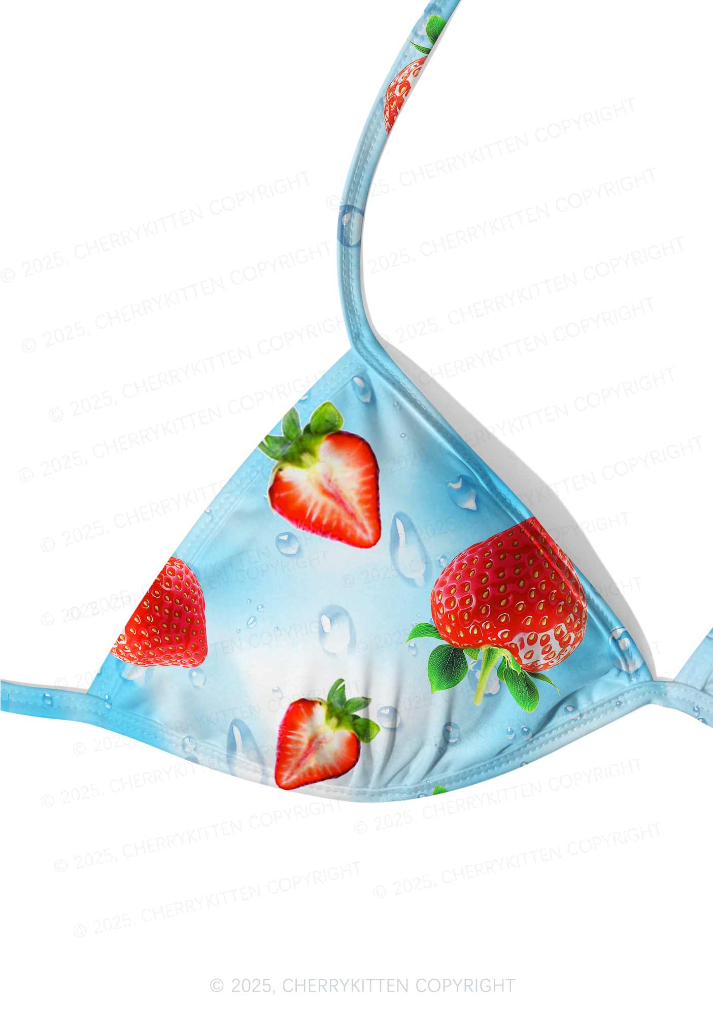 Cute Strawberry Y2K Print Bikini Set Cherrykitten - Image 5
