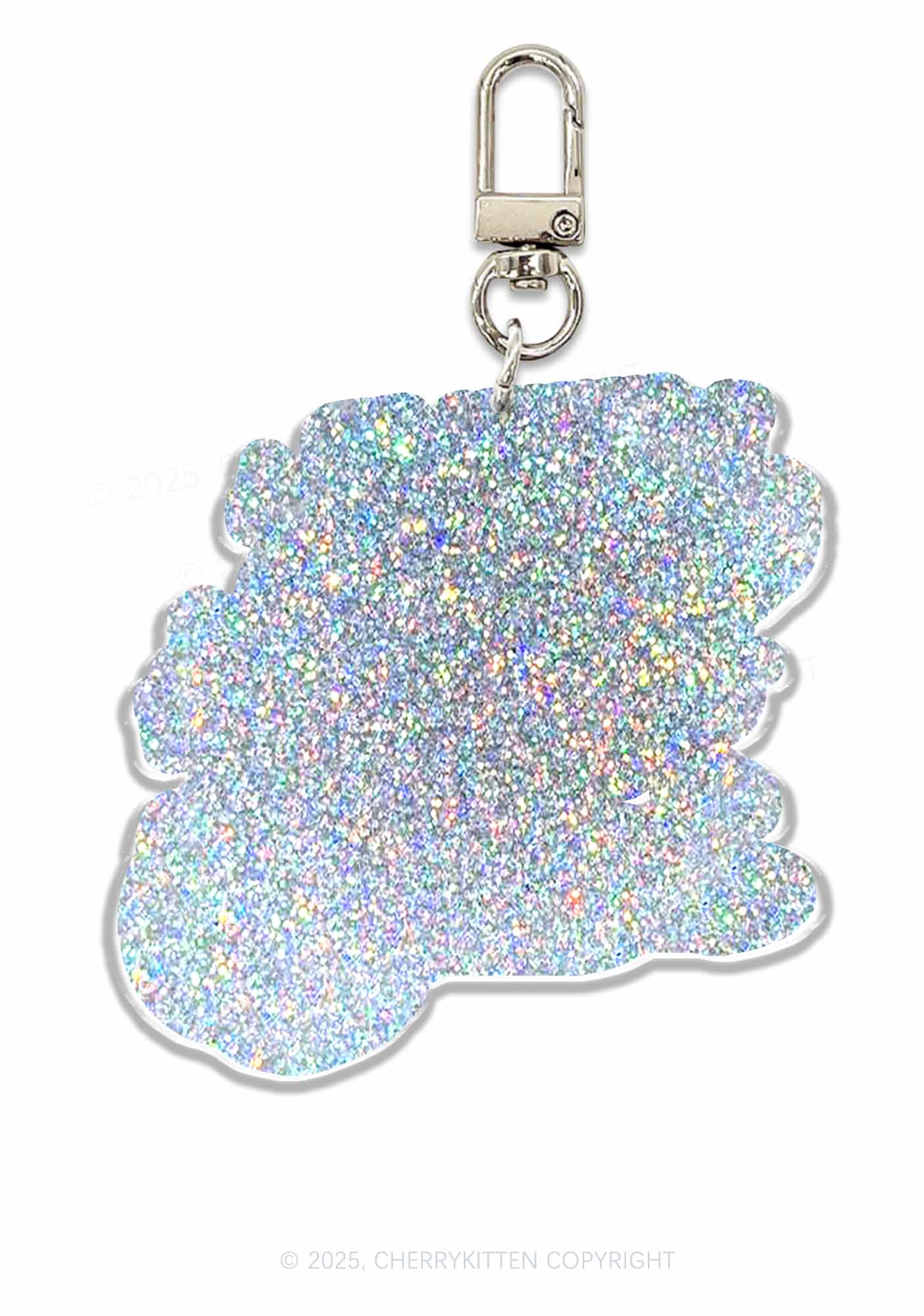 Cutie But Prolly Psycho 1Pc Y2K Glitter Keychain Cherrykitten - Image 2