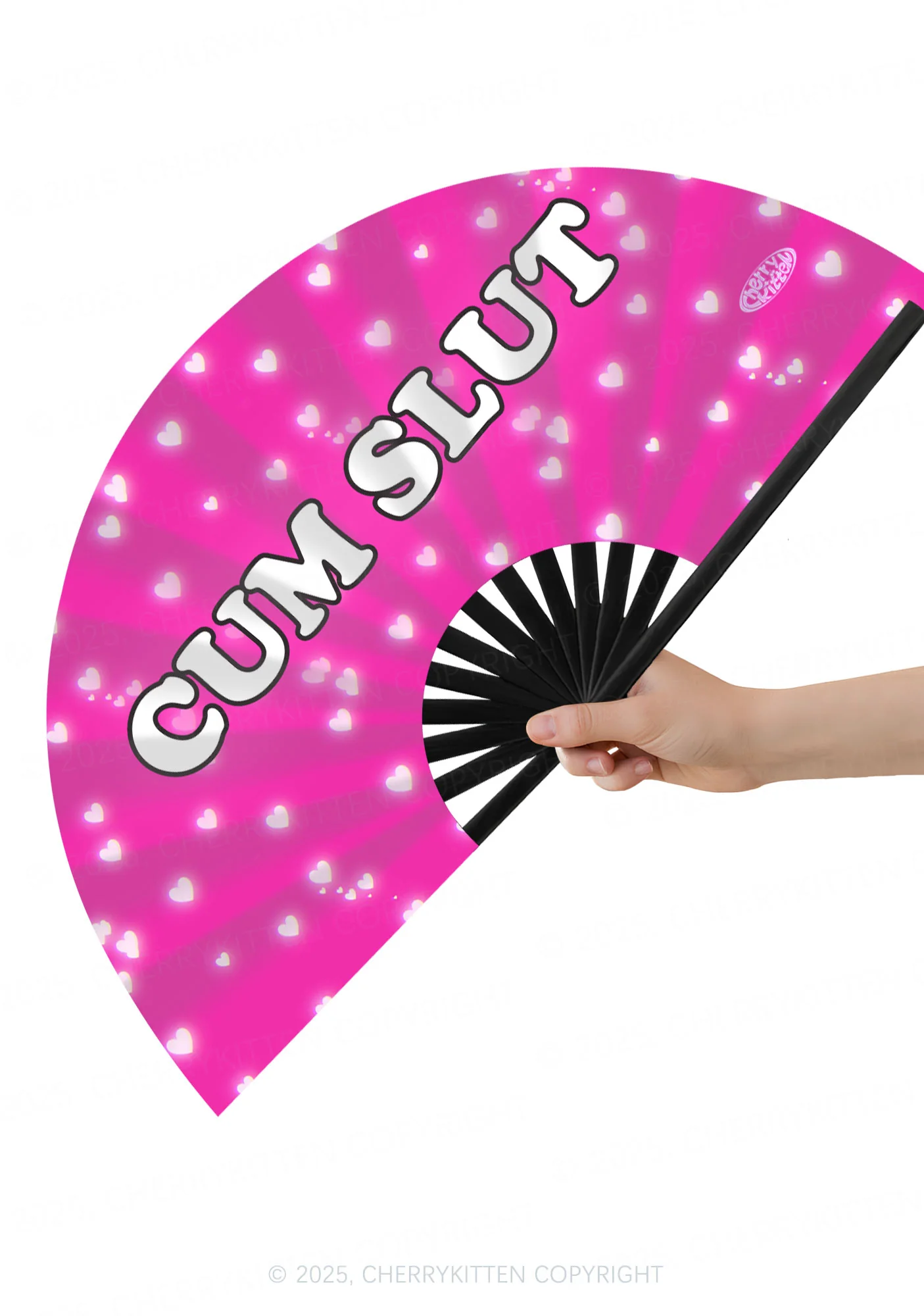 Cxm Slxt Y2K Rave Hand Fan Cherrykitten - Image 2