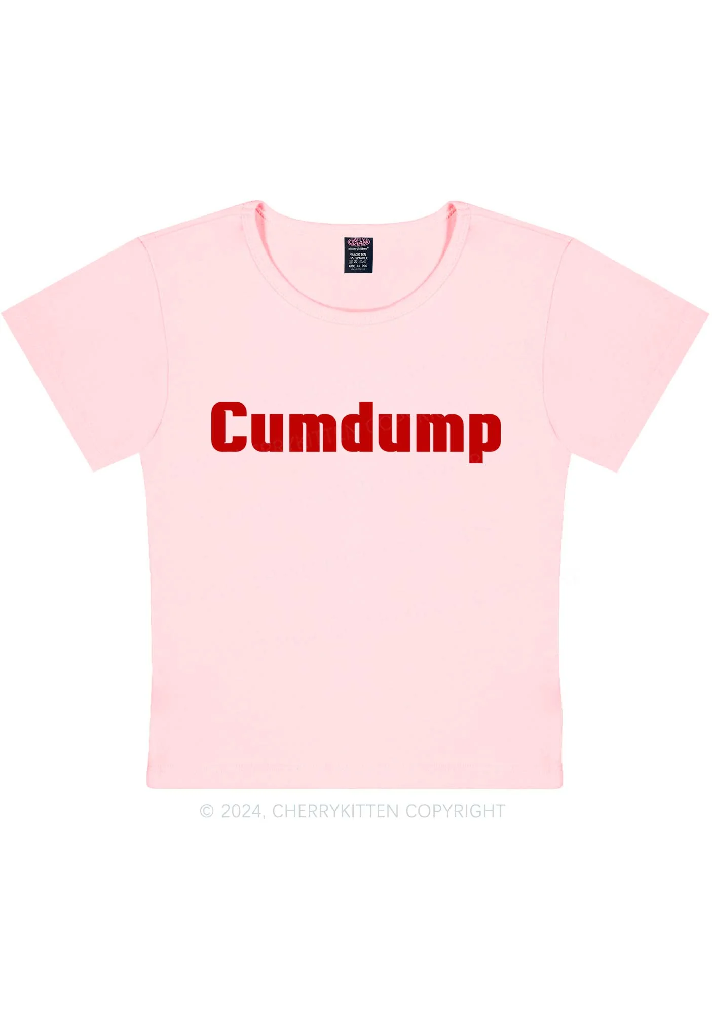 Cxmdump Y2K Baby Tee Cherrykitten - Image 11
