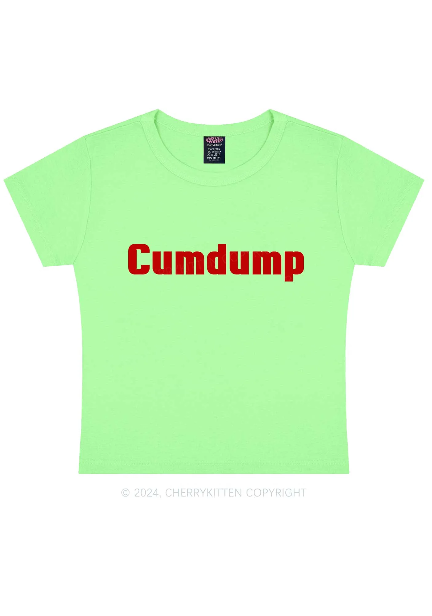 Cxmdump Y2K Baby Tee Cherrykitten - Image 12