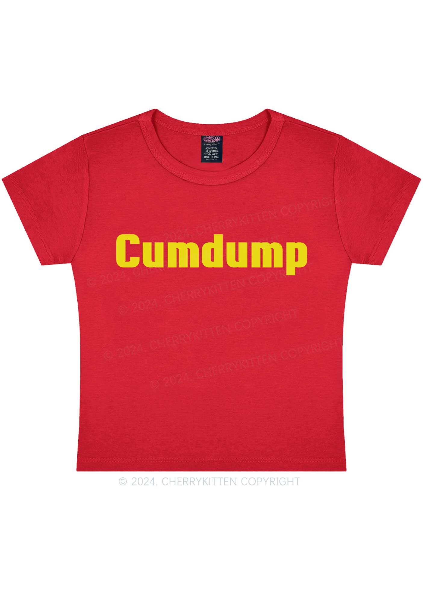 Cxmdump Y2K Baby Tee Cherrykitten - Image 4