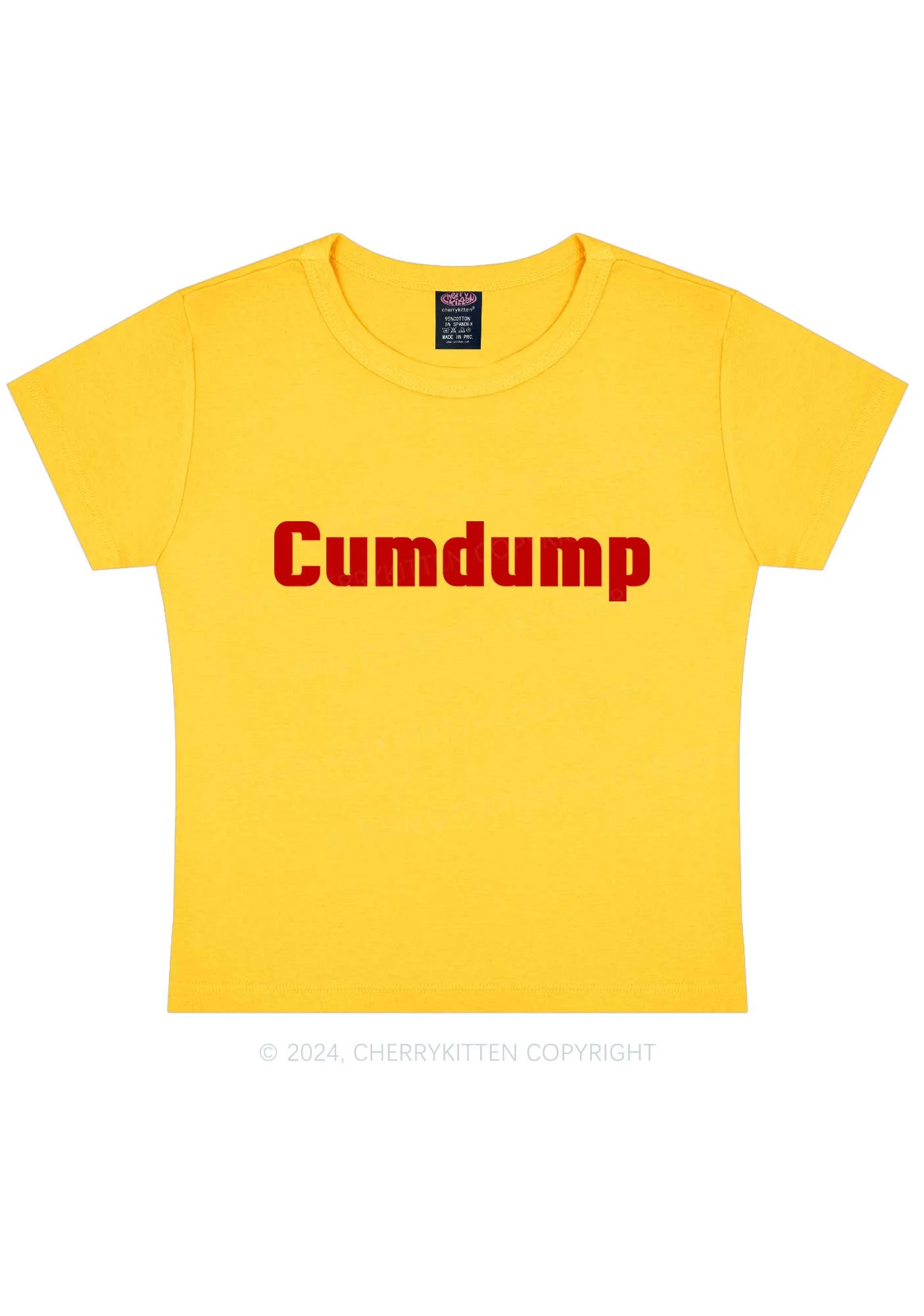 Cxmdump Y2K Baby Tee Cherrykitten - Image 5