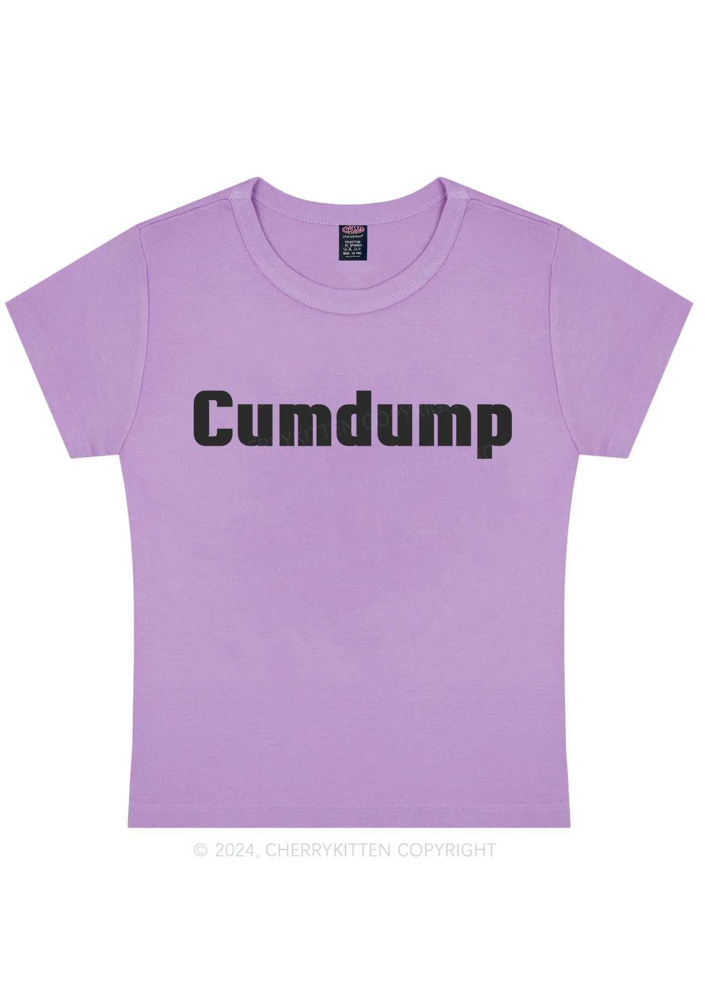 Cxmdump Y2K Baby Tee Cherrykitten - Image 7