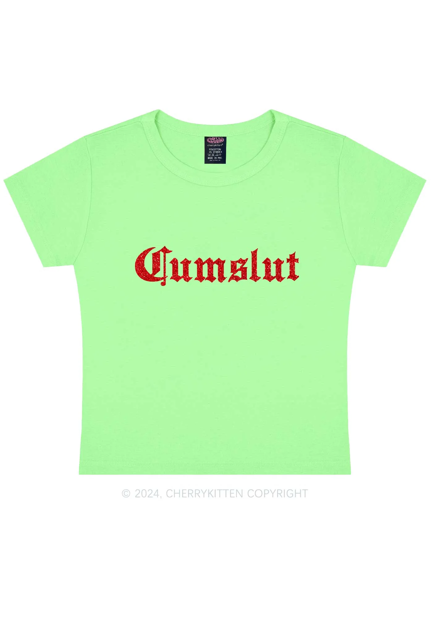 Cxmslxt Y2K Baby Tee Cherrykitten - Image 12