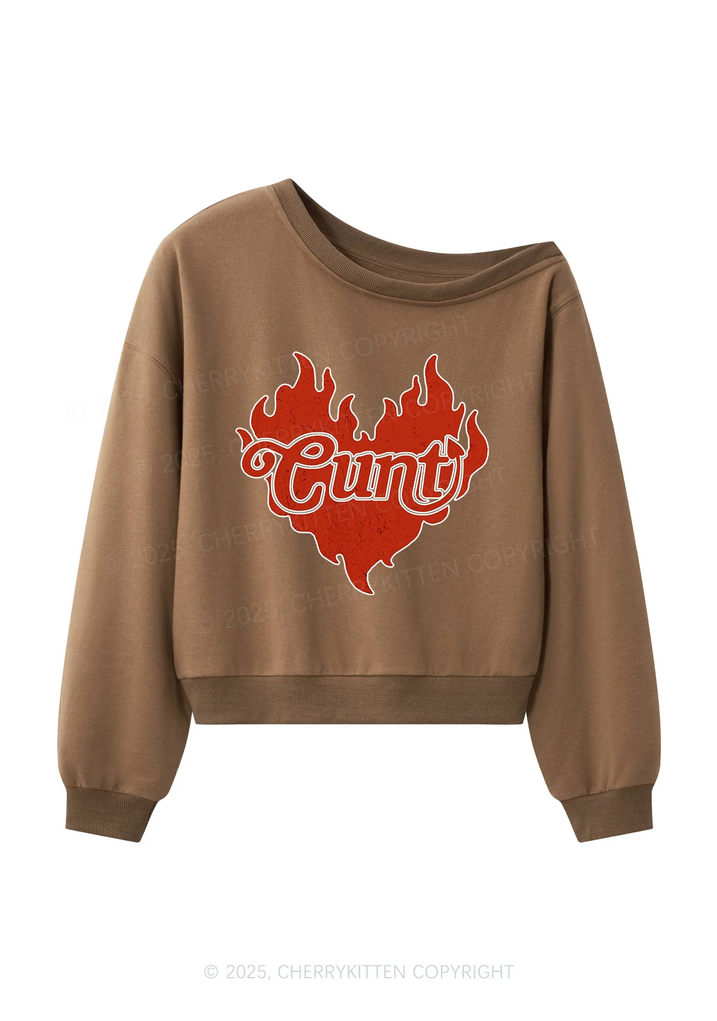 Cxxt Devil Y2K Off Shoulder Sweatshirts Cherrykitten - Image 3