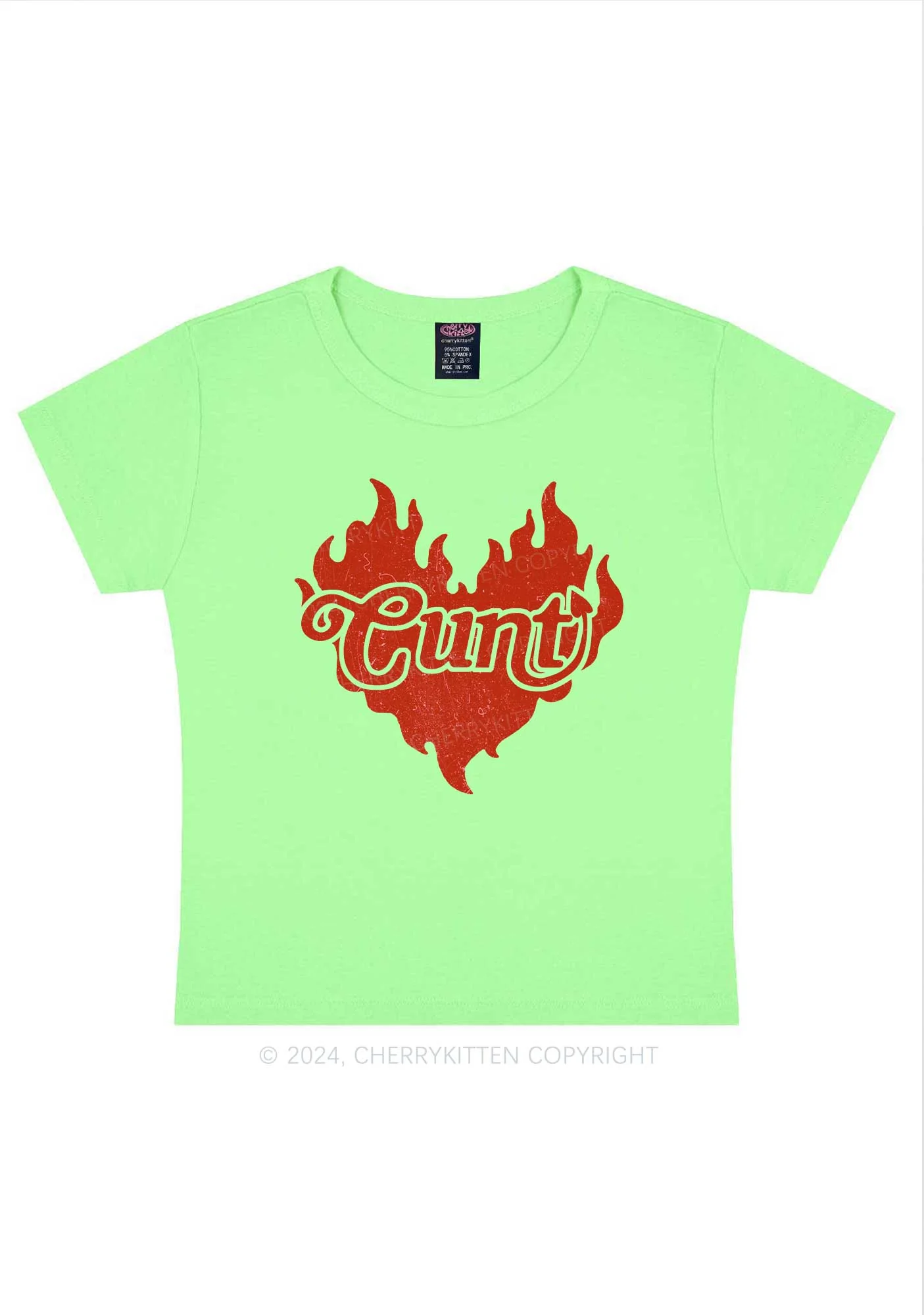 Cxxt Devil Y2K Valentine's Day Baby Tee Cherrykitten - Image 12