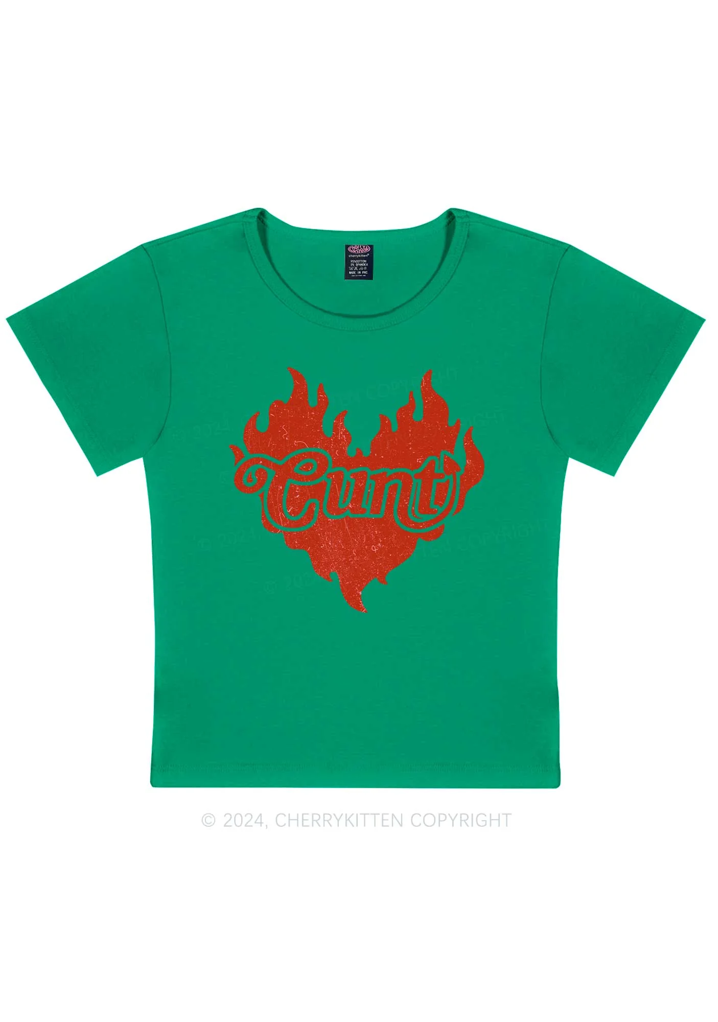 Cxxt Devil Y2K Valentine's Day Baby Tee Cherrykitten - Image 13