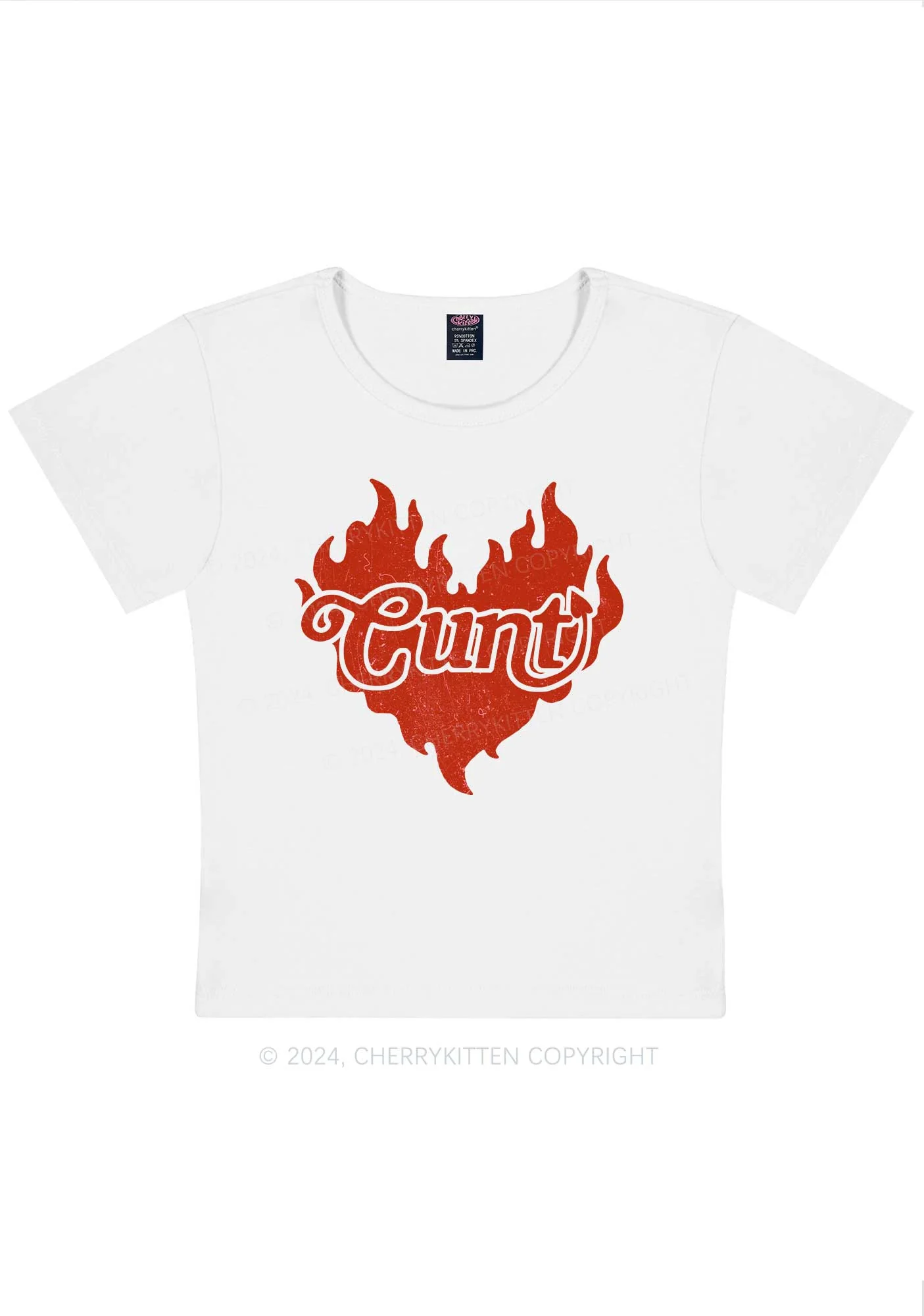 Cxxt Devil Y2K Valentine's Day Baby Tee Cherrykitten - Image 4