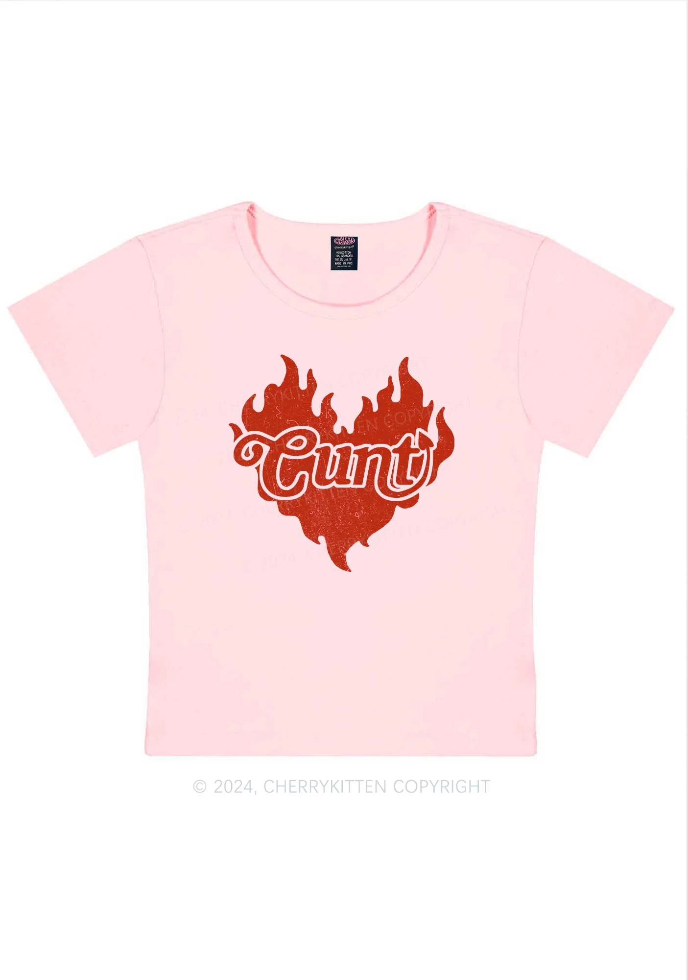 Cxxt Devil Y2K Valentine's Day Baby Tee Cherrykitten - Image 6