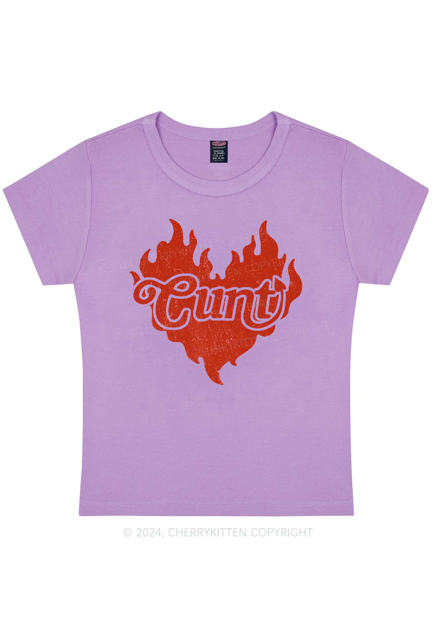 Cxxt Devil Y2K Valentine's Day Baby Tee Cherrykitten - Image 7