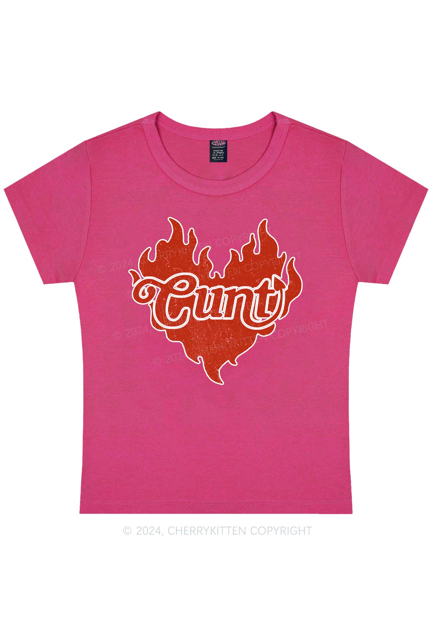 Cxxt Devil Y2K Valentine's Day Baby Tee Cherrykitten - Image 8