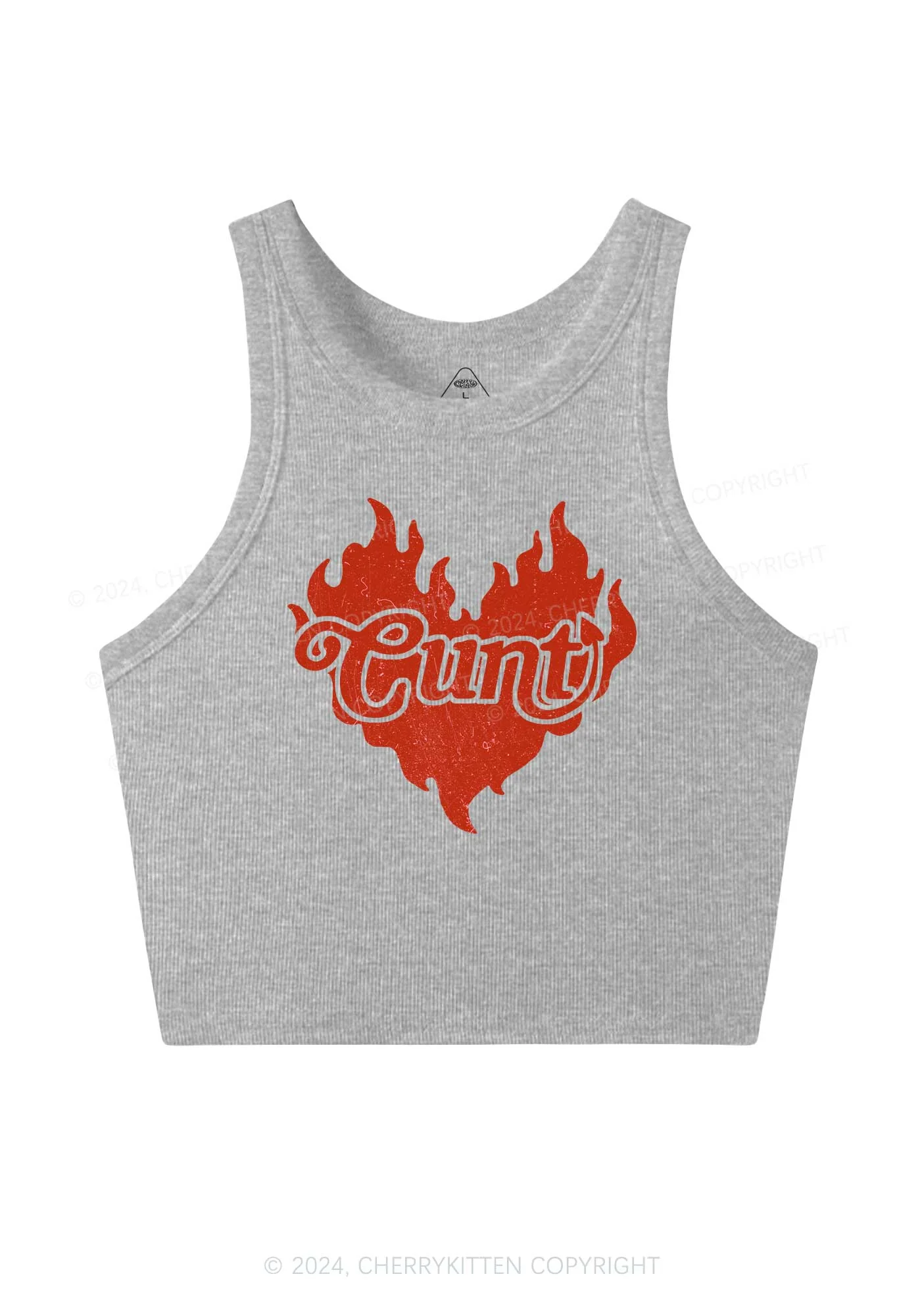 Cxxt Devil Y2K Valentine's Day Crop Tank Top Cherrykitten - Image 5
