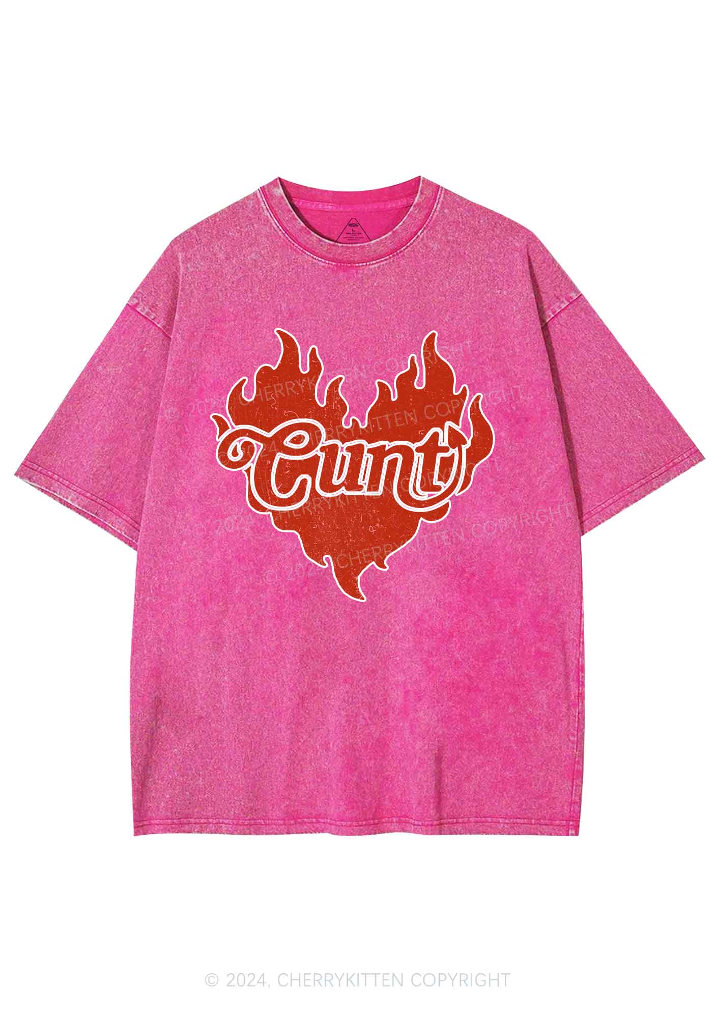 Cxxt Devil Y2K Valentine's Day Washed Tee Cherrykitten - Image 5