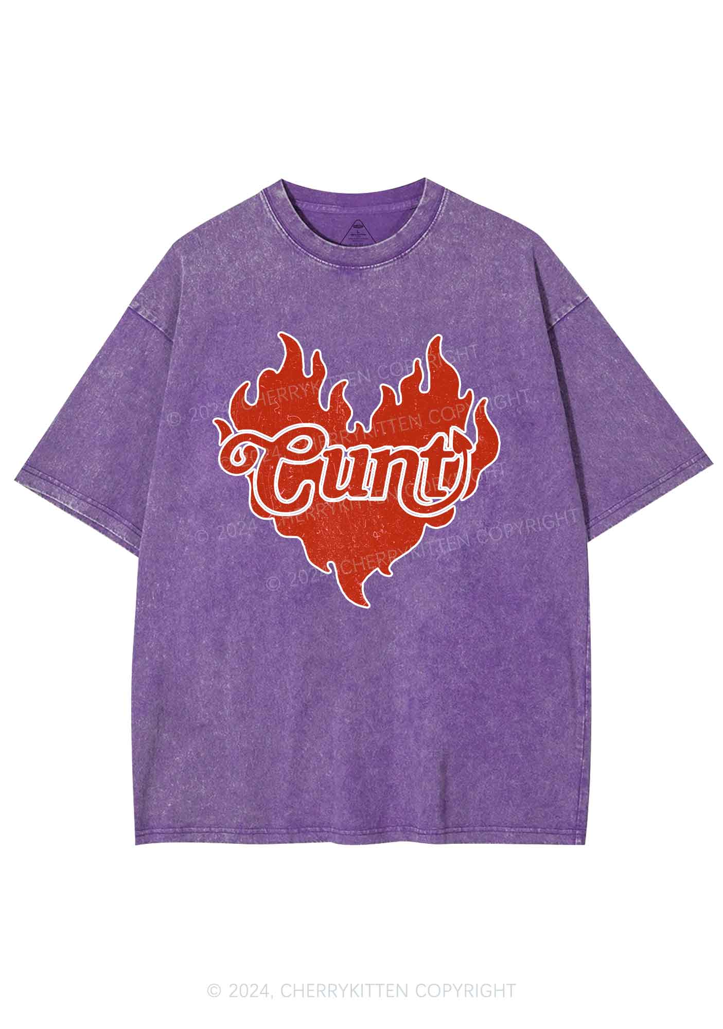 Cxxt Devil Y2K Valentine's Day Washed Tee Cherrykitten - Image 6