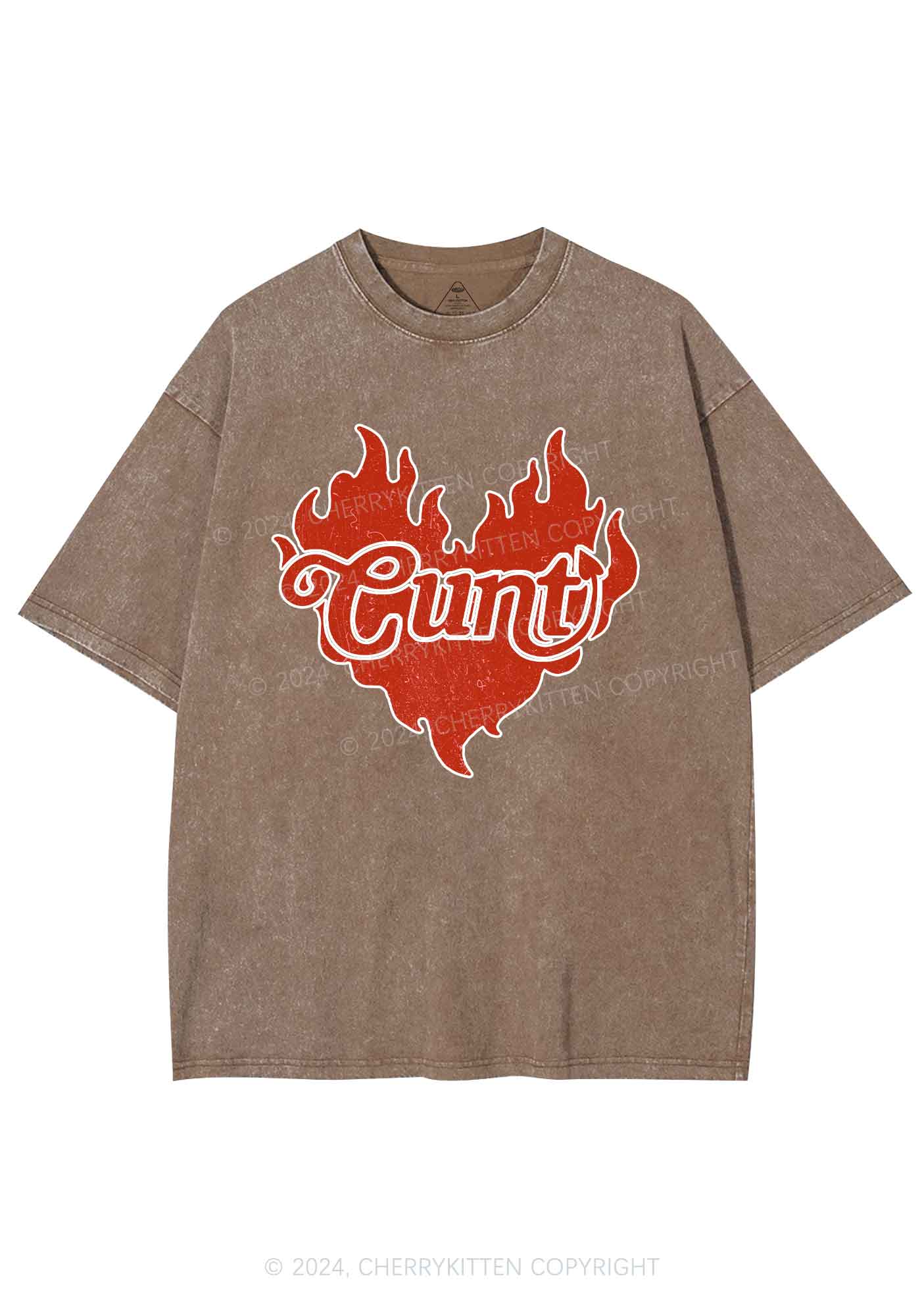 Cxxt Devil Y2K Valentine's Day Washed Tee Cherrykitten - Image 8