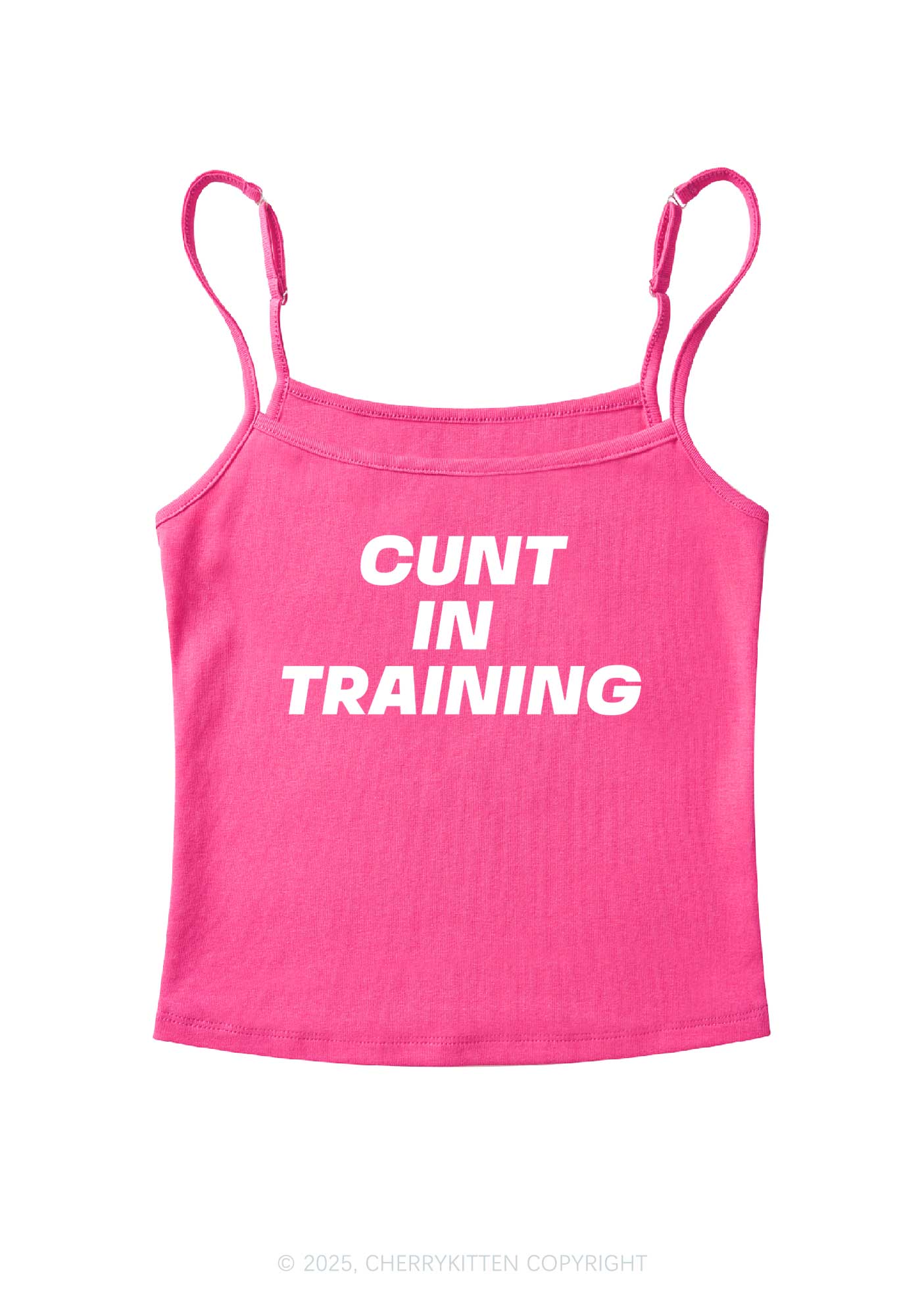 Cxxt In Training Y2K Spaghetti Strap Cami Cherrykitten - Image 4