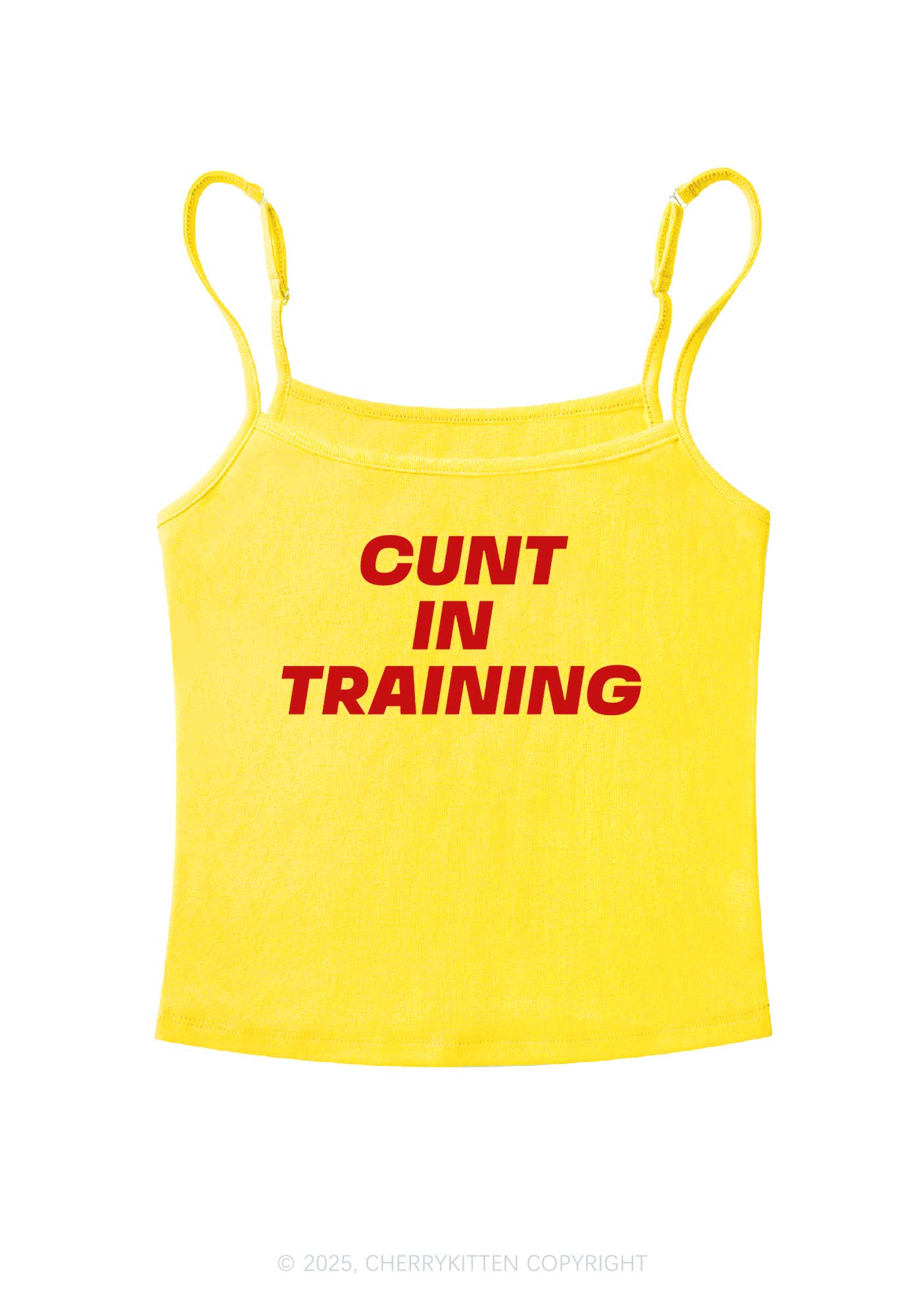 Cxxt In Training Y2K Spaghetti Strap Cami Cherrykitten - Image 5
