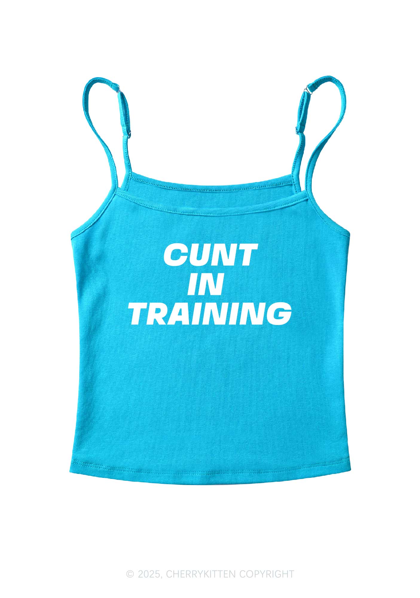 Cxxt In Training Y2K Spaghetti Strap Cami Cherrykitten - Image 7