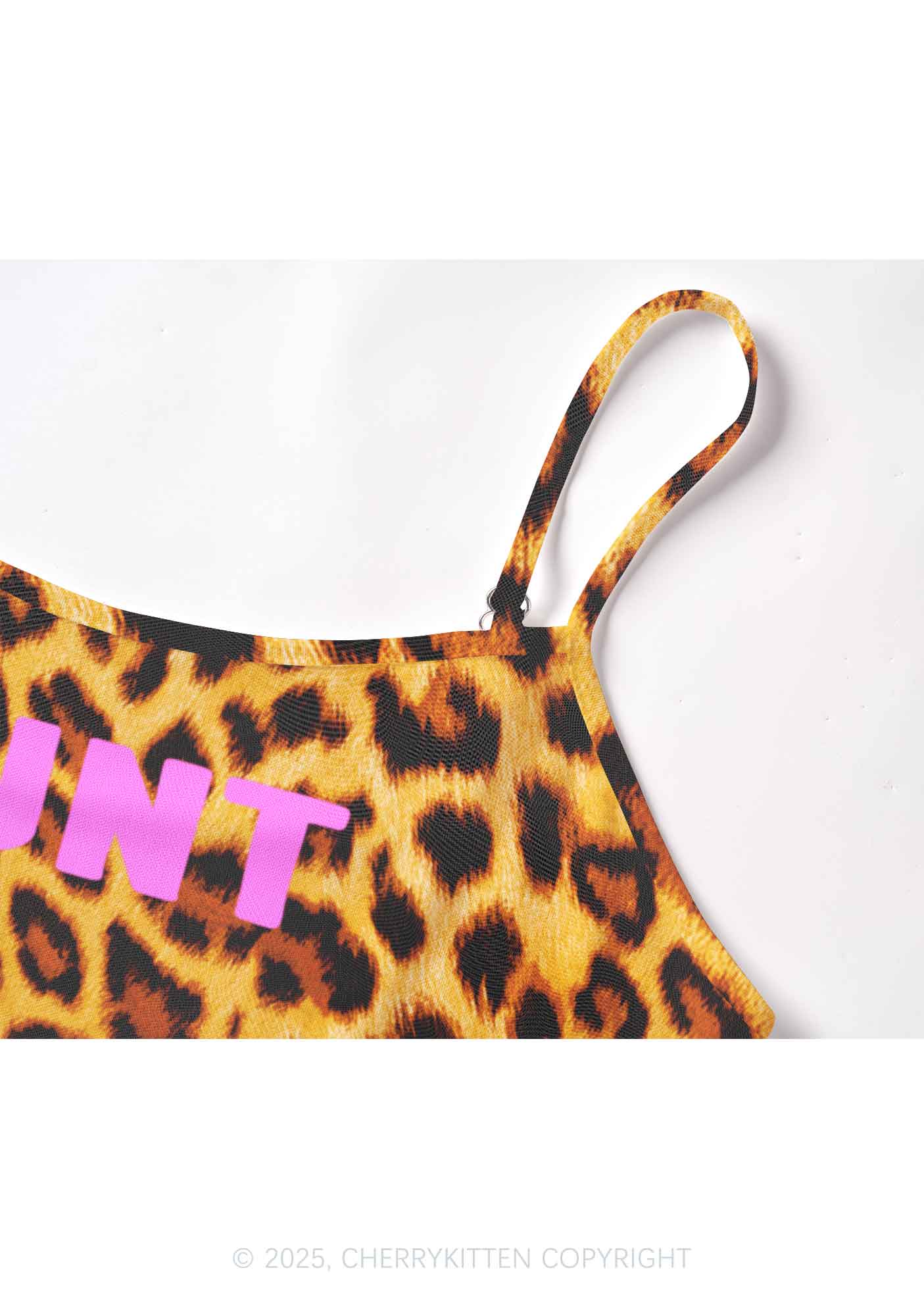 Cxxt Leopard Y2K Mesh Cami Tank Cherrykitten - Image 4