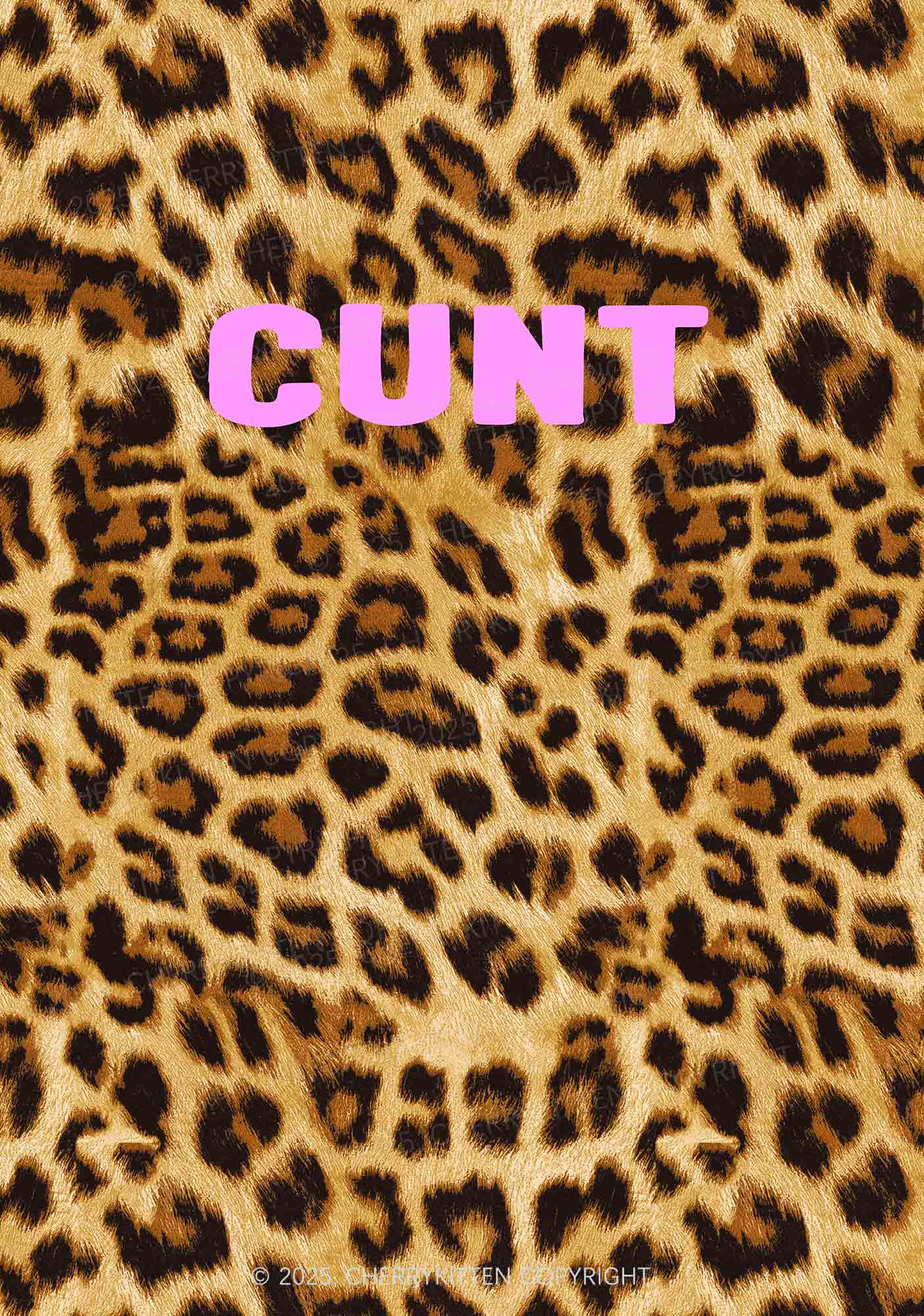 Cxxt Leopard Y2K Print Mini Skirt Cherrykitten - Image 2