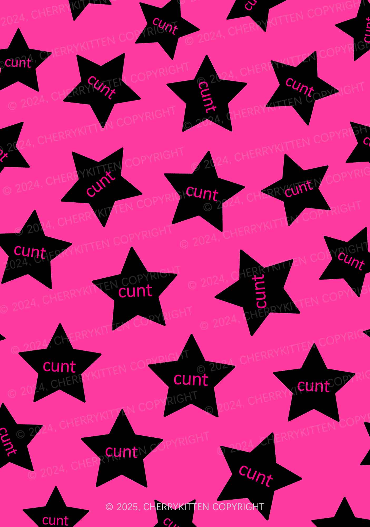 Cxxt Stars Y2K Print Mini Skirt Cherrykitten - Image 2