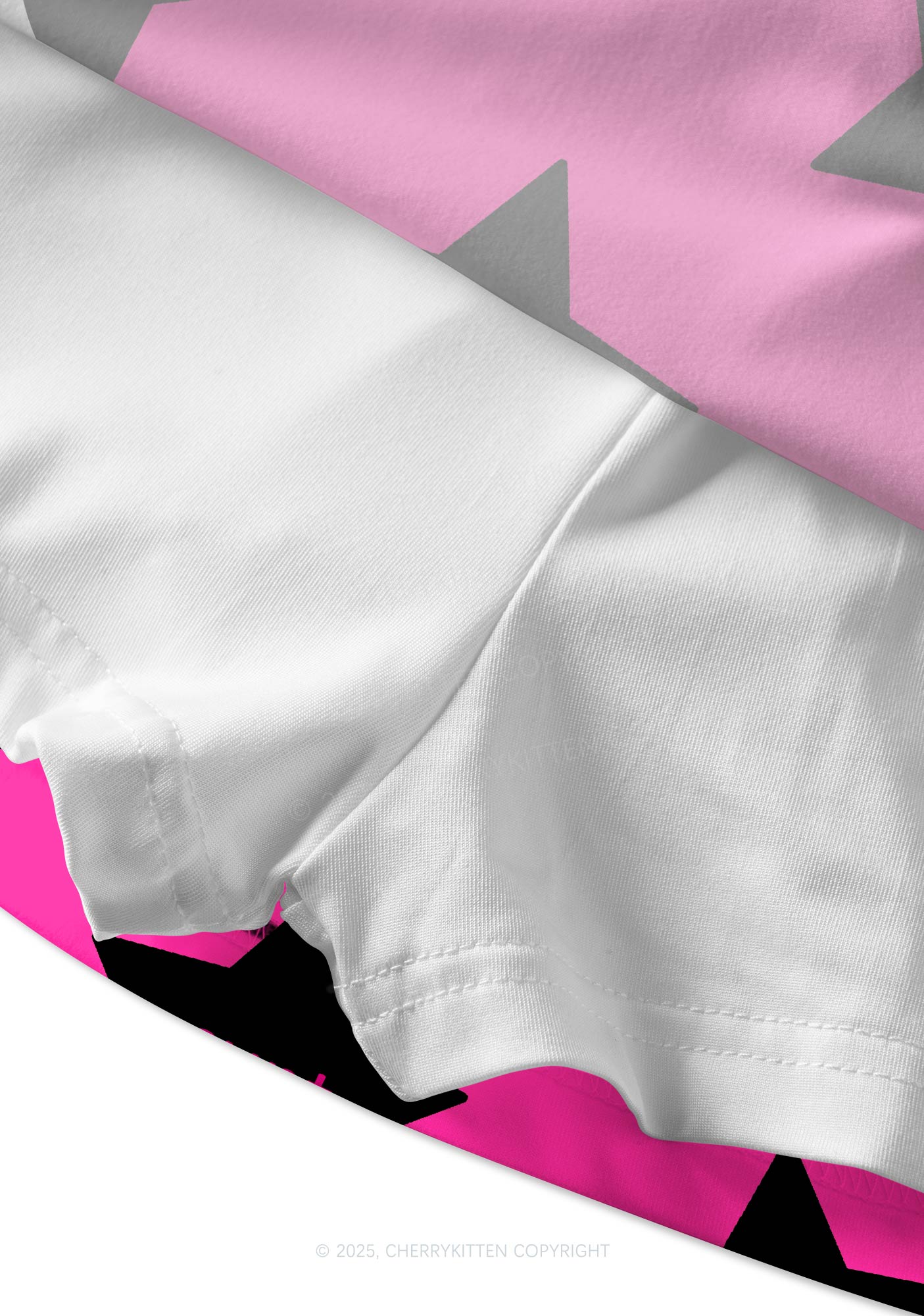 Cxxt Stars Y2K Print Mini Skirt Cherrykitten - Image 3