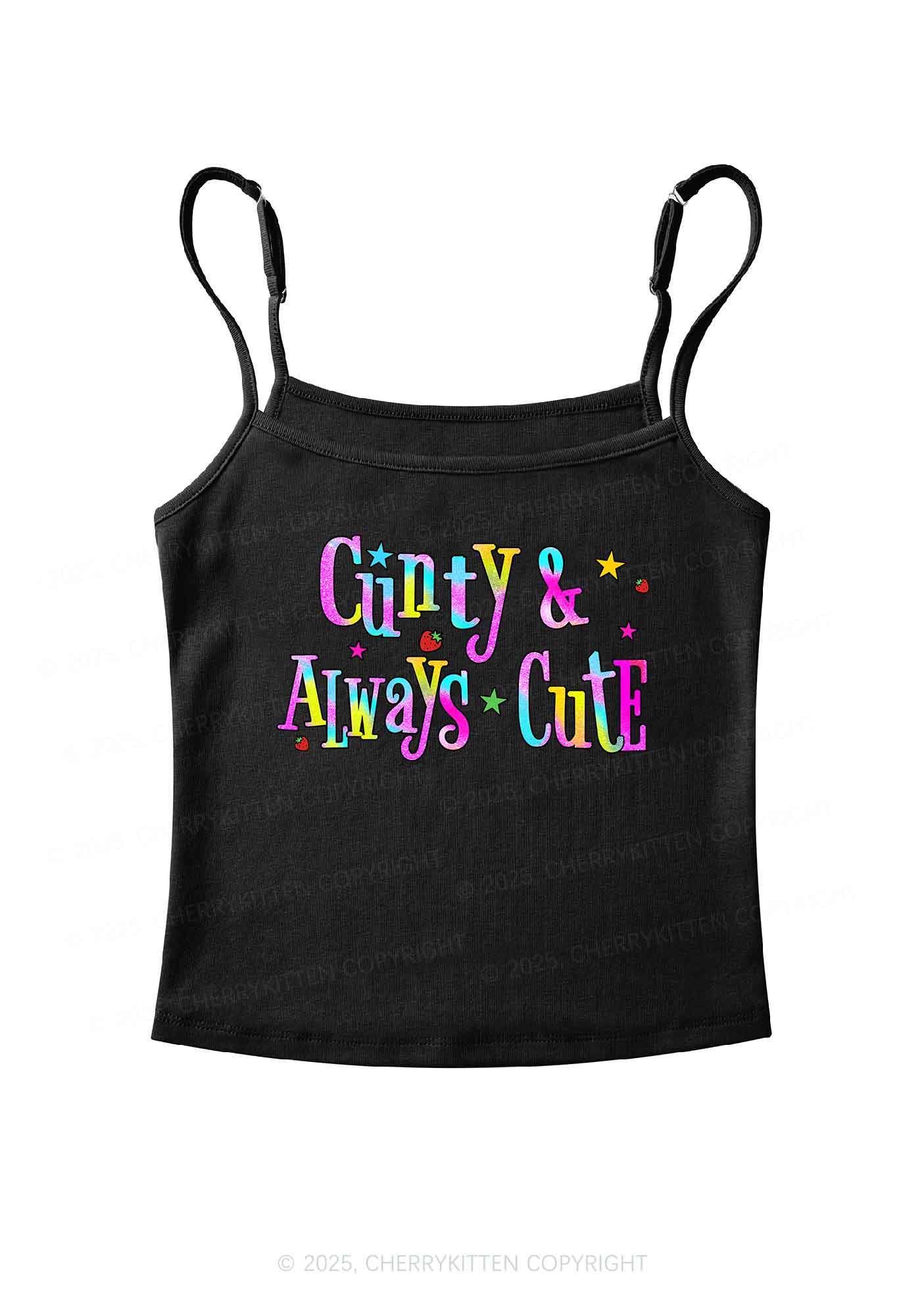Cxxty Always Cute Y2K Spaghetti Strap Cami Cherrykitten - Image 2
