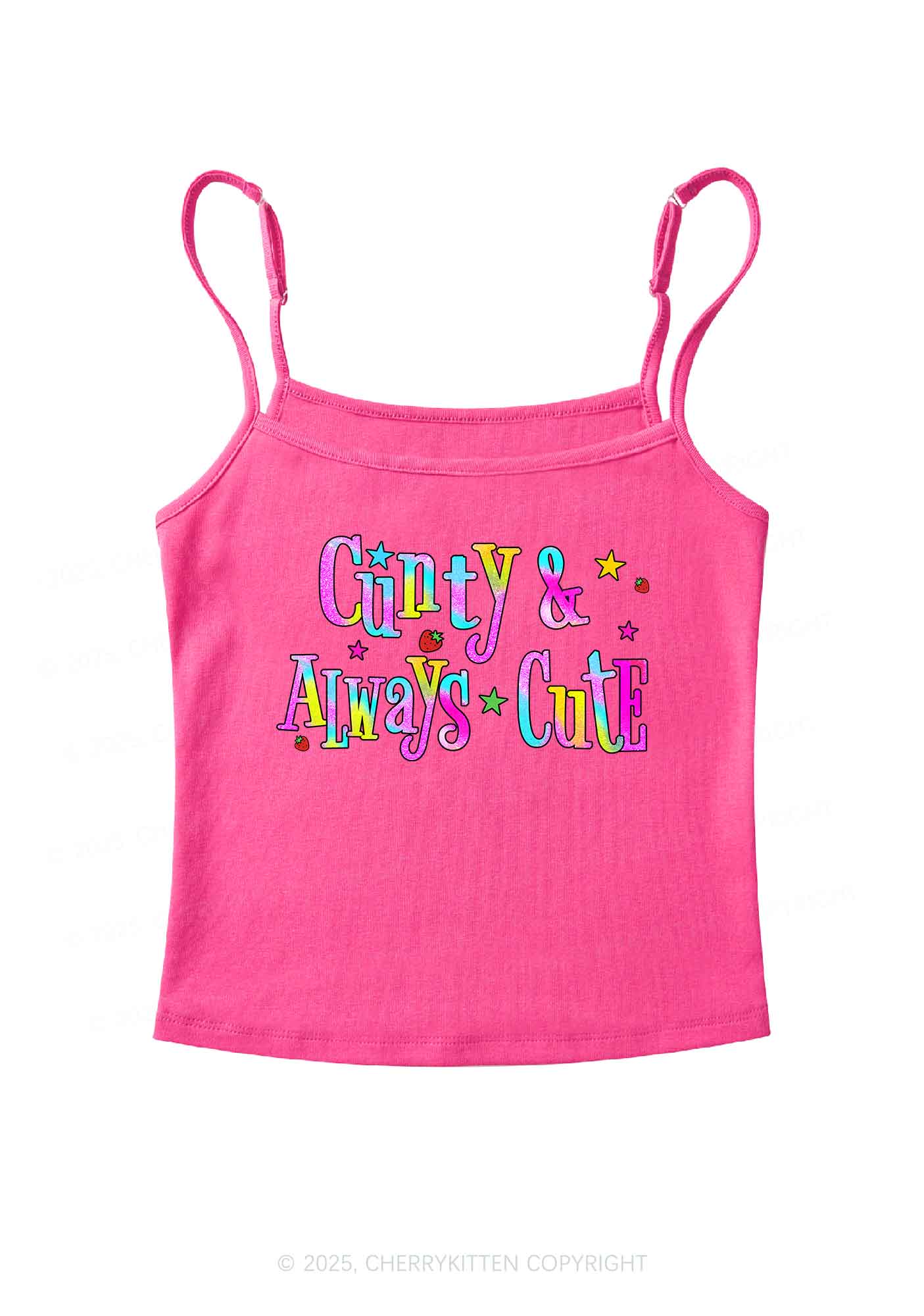 Cxxty Always Cute Y2K Spaghetti Strap Cami Cherrykitten - Image 4