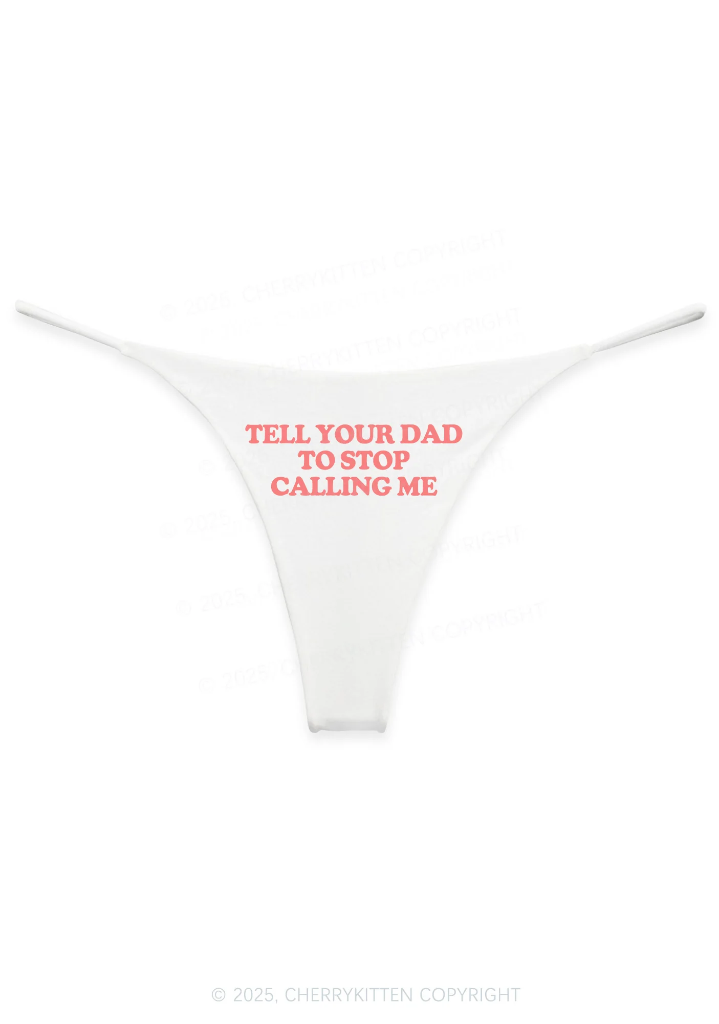 Dad Stop Calling Me Y2K Bikini String Thong Cherrykitten - Image 6