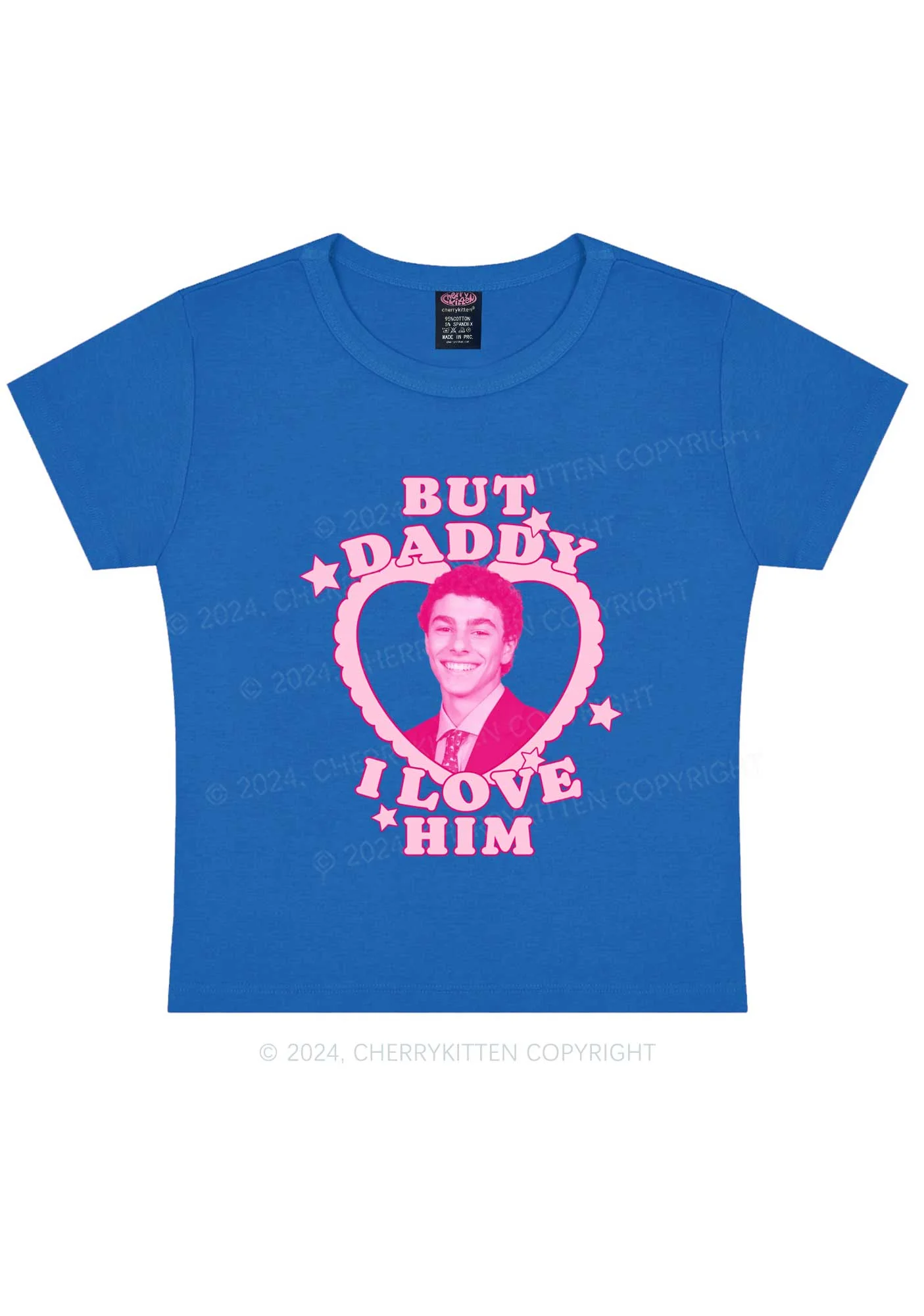 Daddy I Love Him Luigi Y2K Baby Tee Cherrykitten - Image 12