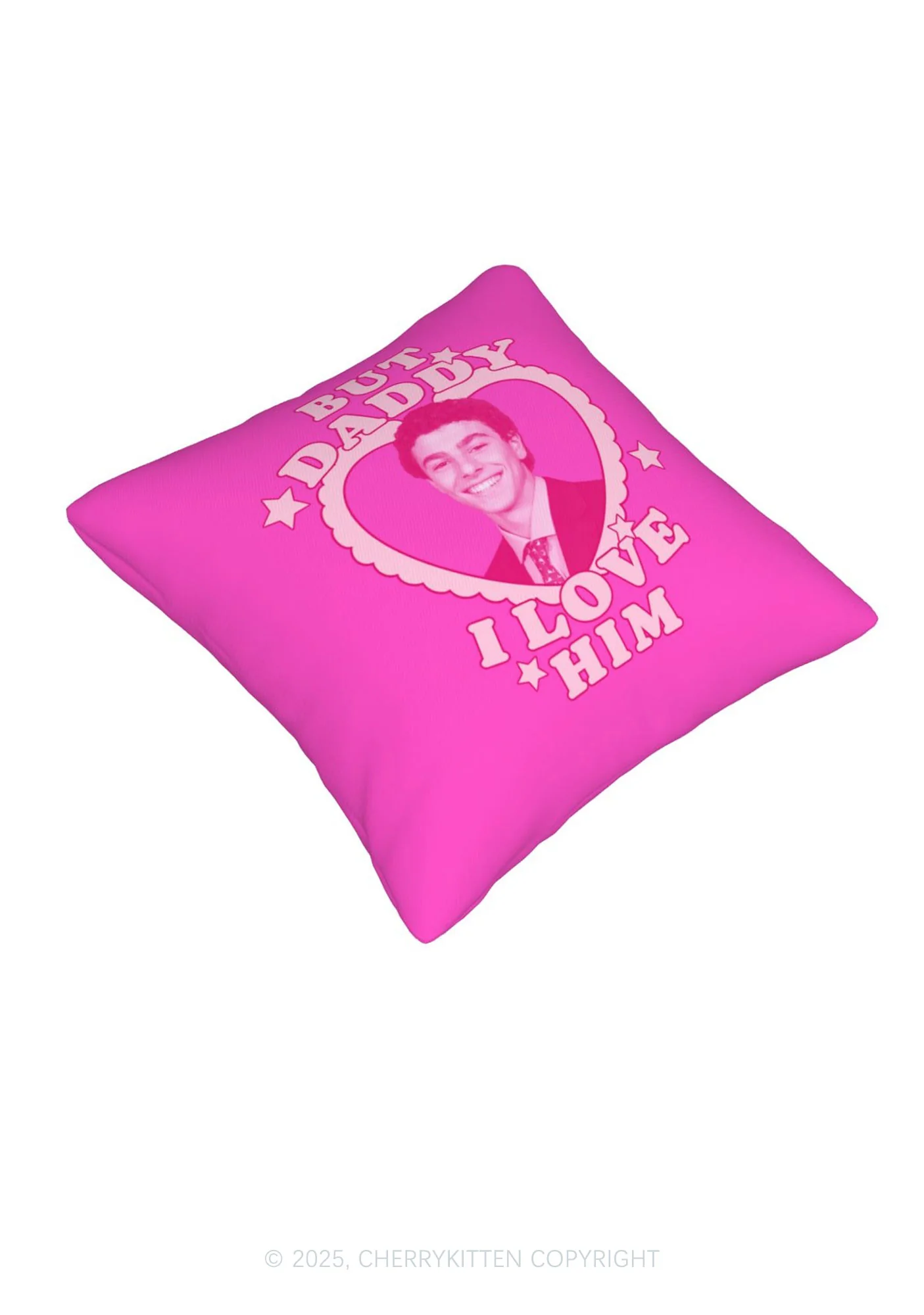 Daddy I Love Him Luigi Y2K Throw Pillow Cover Cherrykitten - Image 10