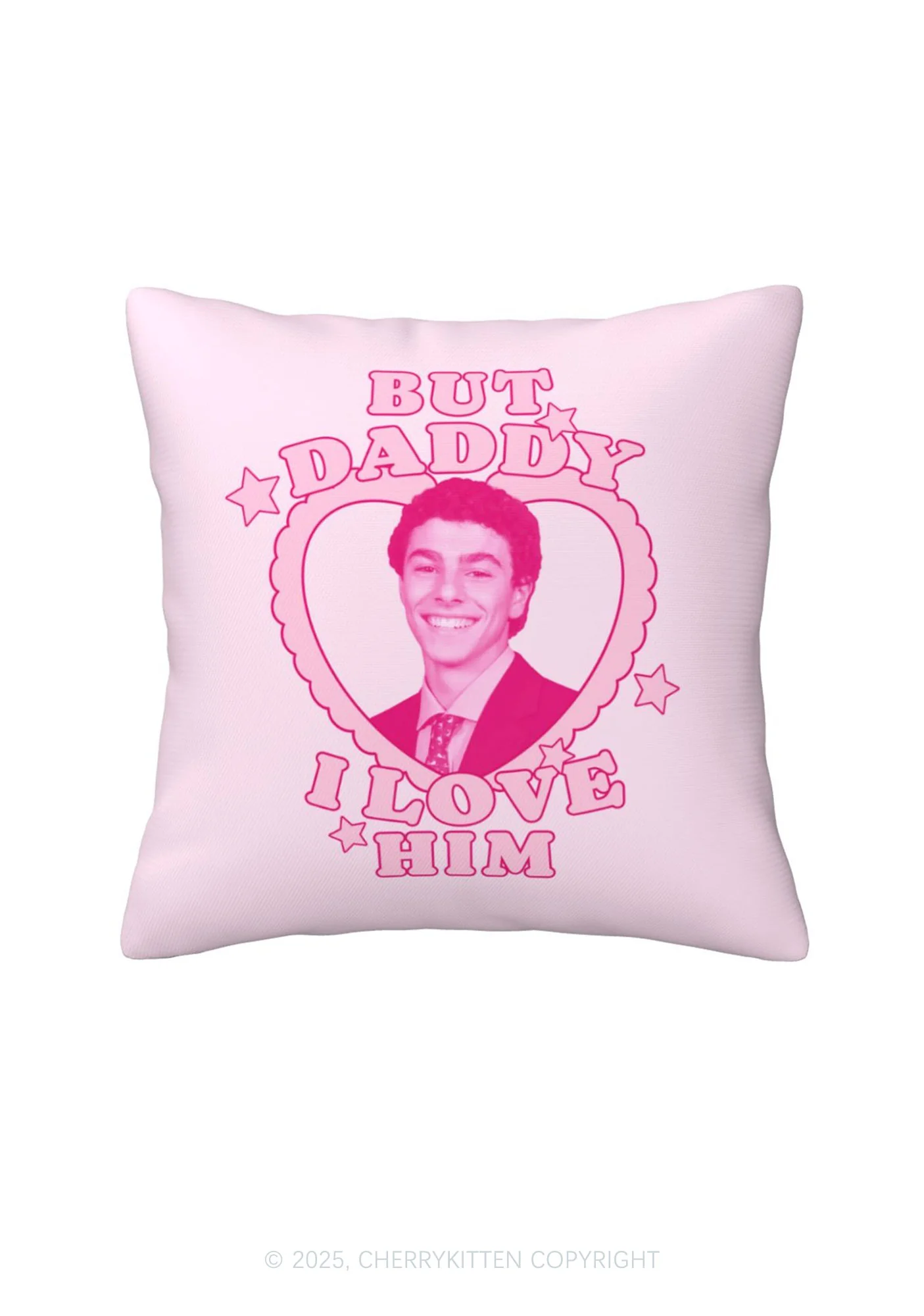 Daddy I Love Him Luigi Y2K Throw Pillow Cover Cherrykitten - Image 4