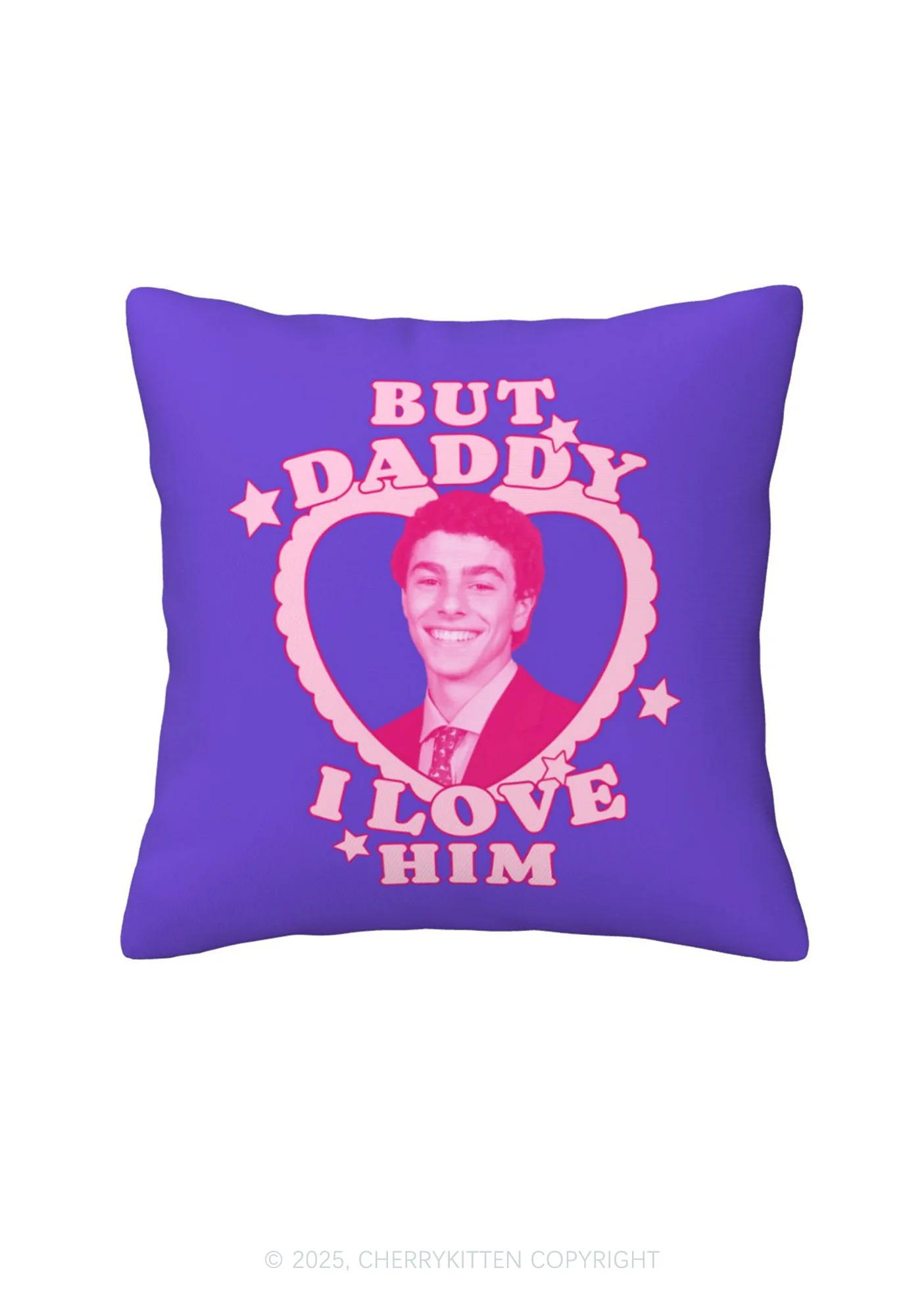 Daddy I Love Him Luigi Y2K Throw Pillow Cover Cherrykitten - Image 5