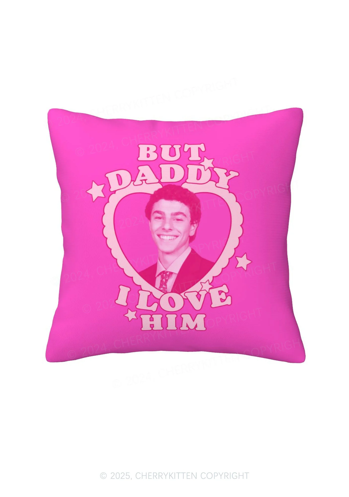 Daddy I Love Him Luigi Y2K Throw Pillow Cover Cherrykitten - Image 9