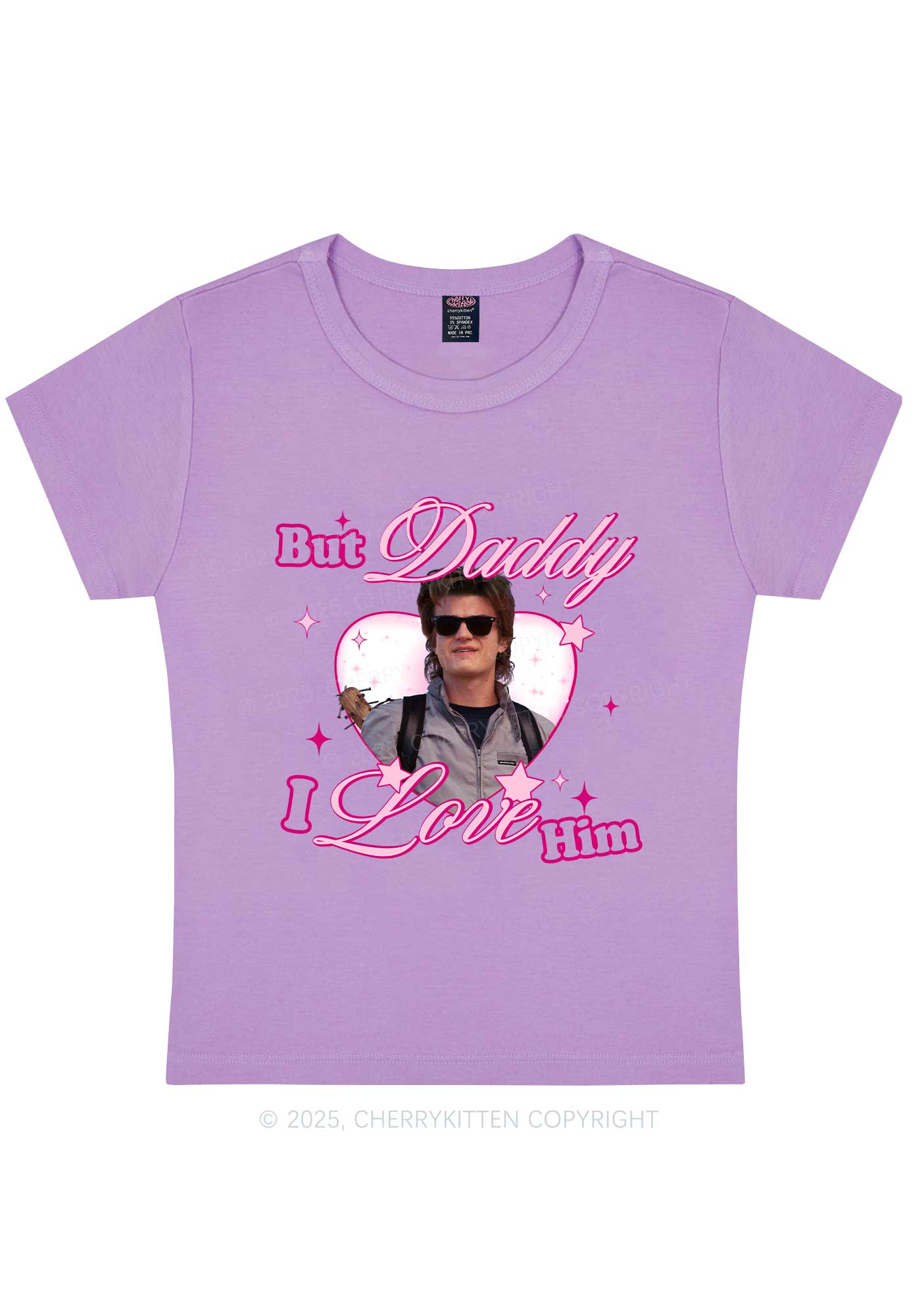 Daddy I Love Him Y2K Baby Tee Cherrykitten - Image 4