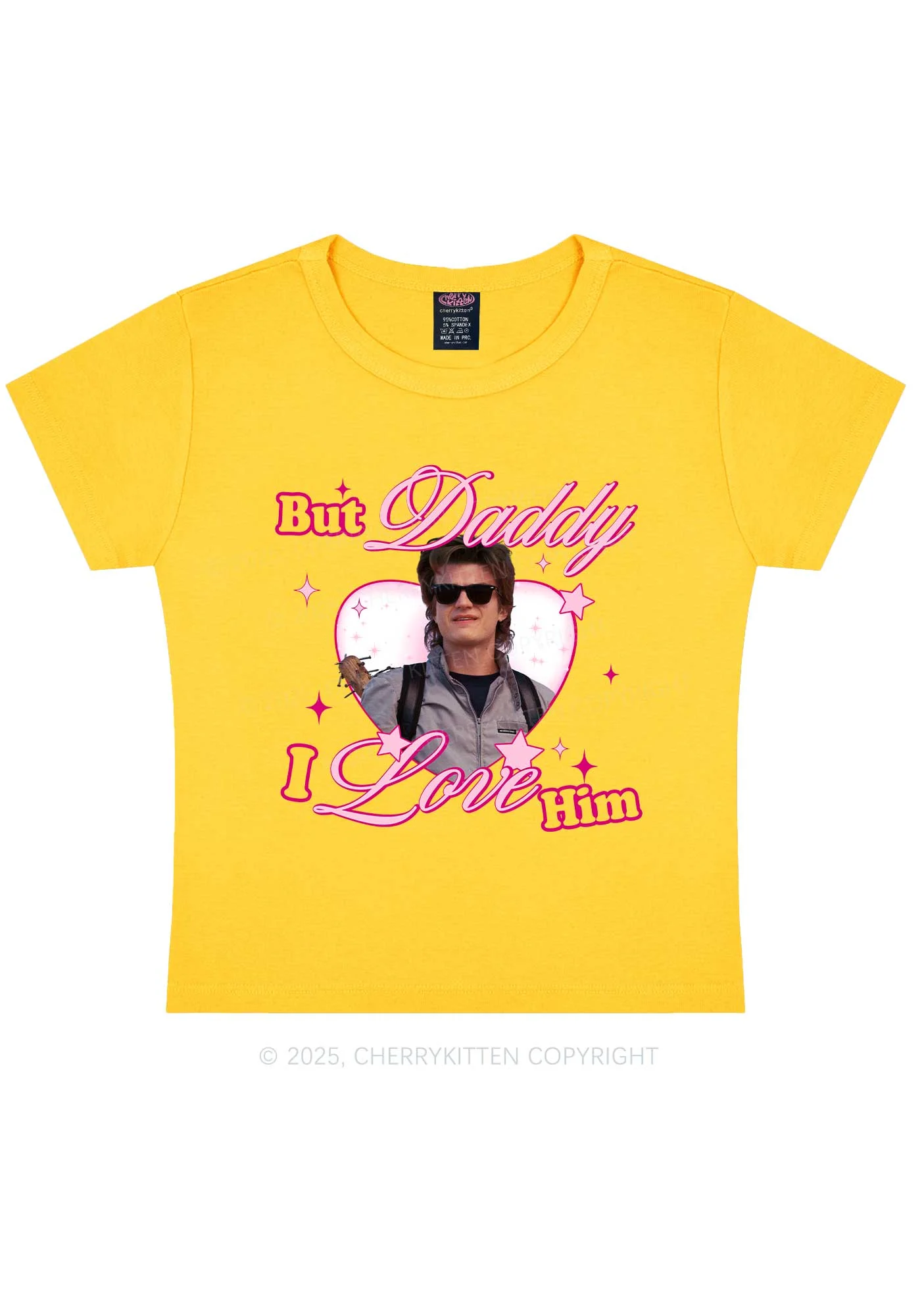 Daddy I Love Him Y2K Baby Tee Cherrykitten - Image 6