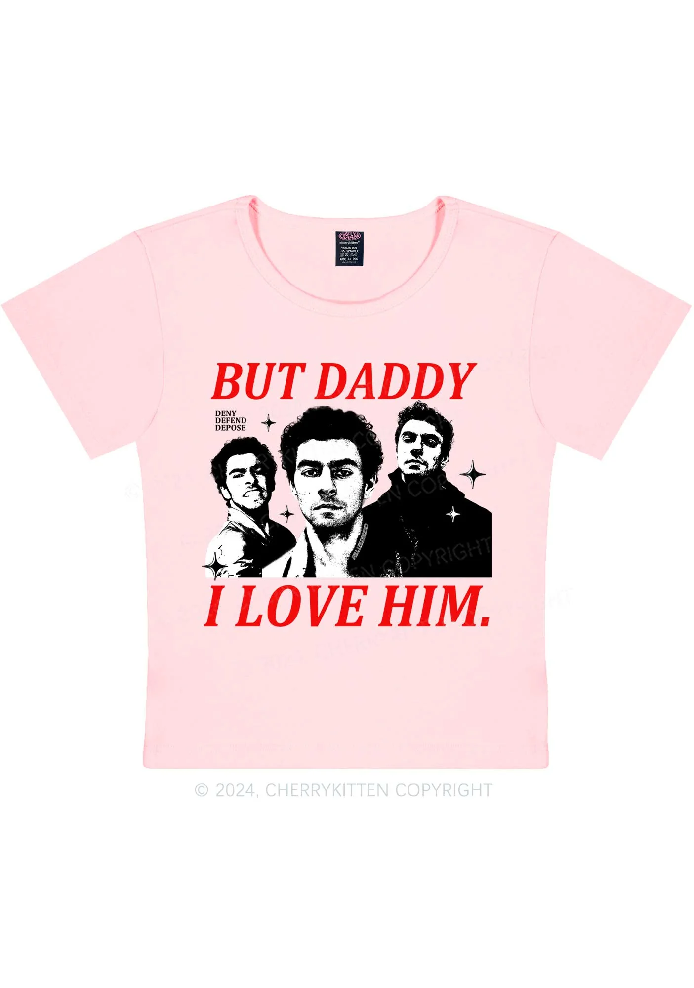 Daddy I Love Luigi Y2K Baby Tee Cherrykitten - Image 10
