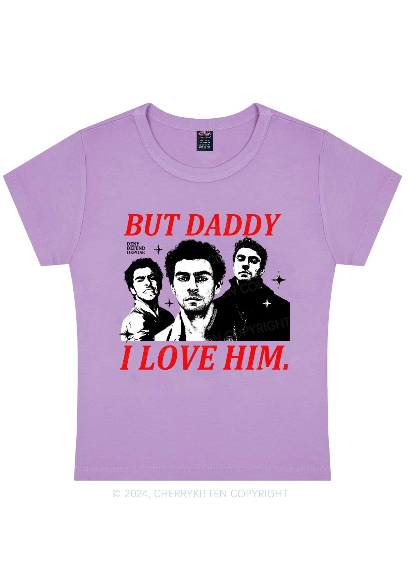 Daddy I Love Luigi Y2K Baby Tee Cherrykitten - Image 6