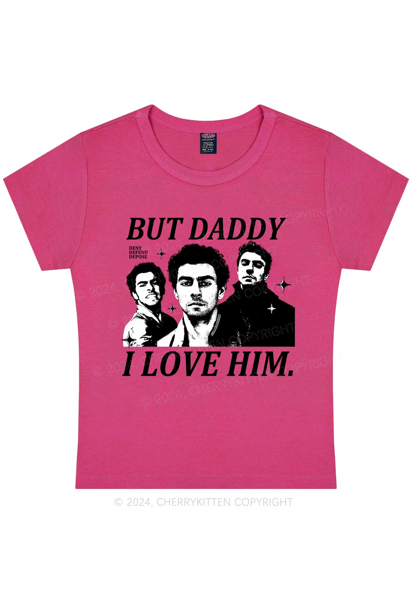 Daddy I Love Luigi Y2K Baby Tee Cherrykitten - Image 7