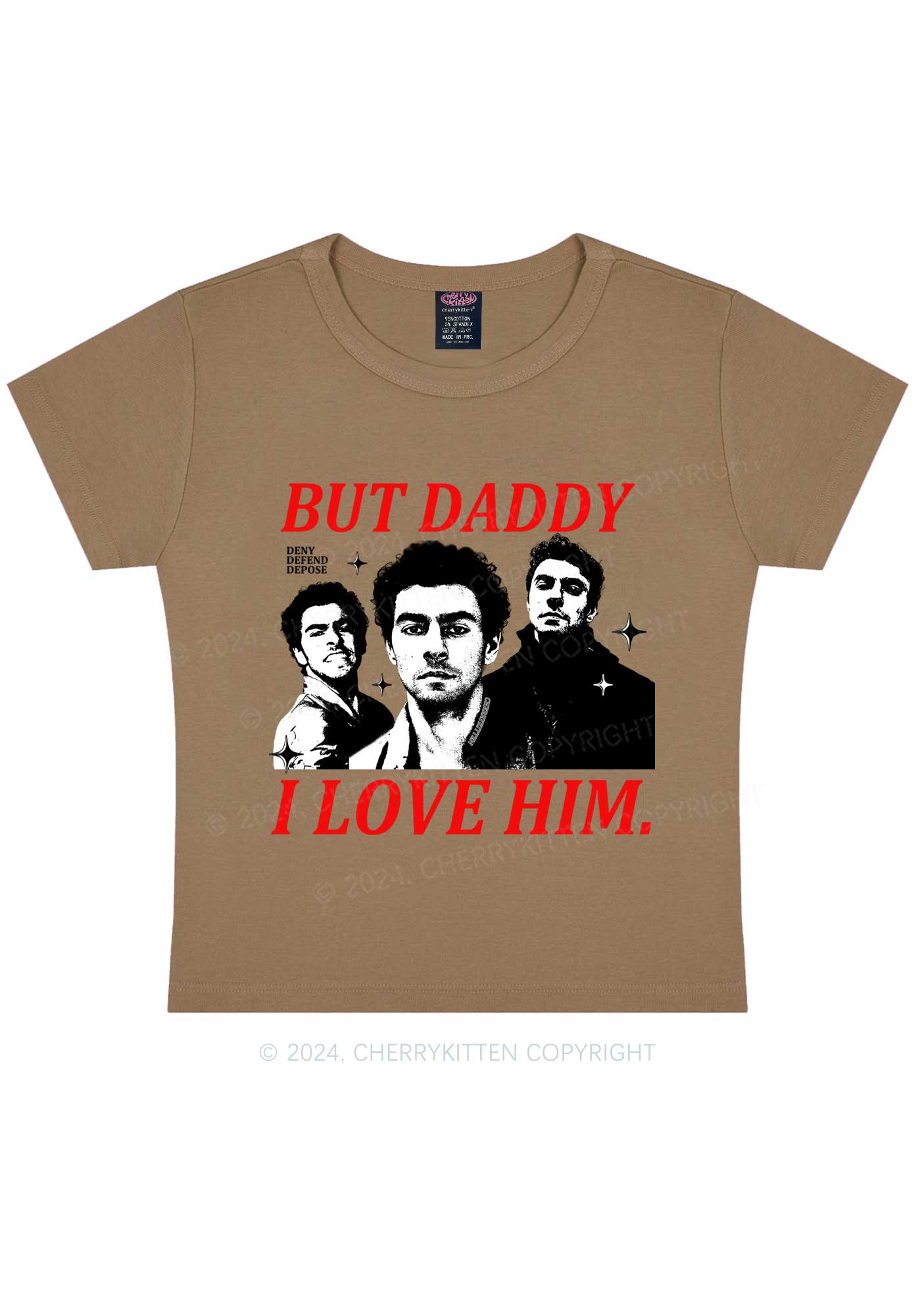 Daddy I Love Luigi Y2K Baby Tee Cherrykitten - Image 8