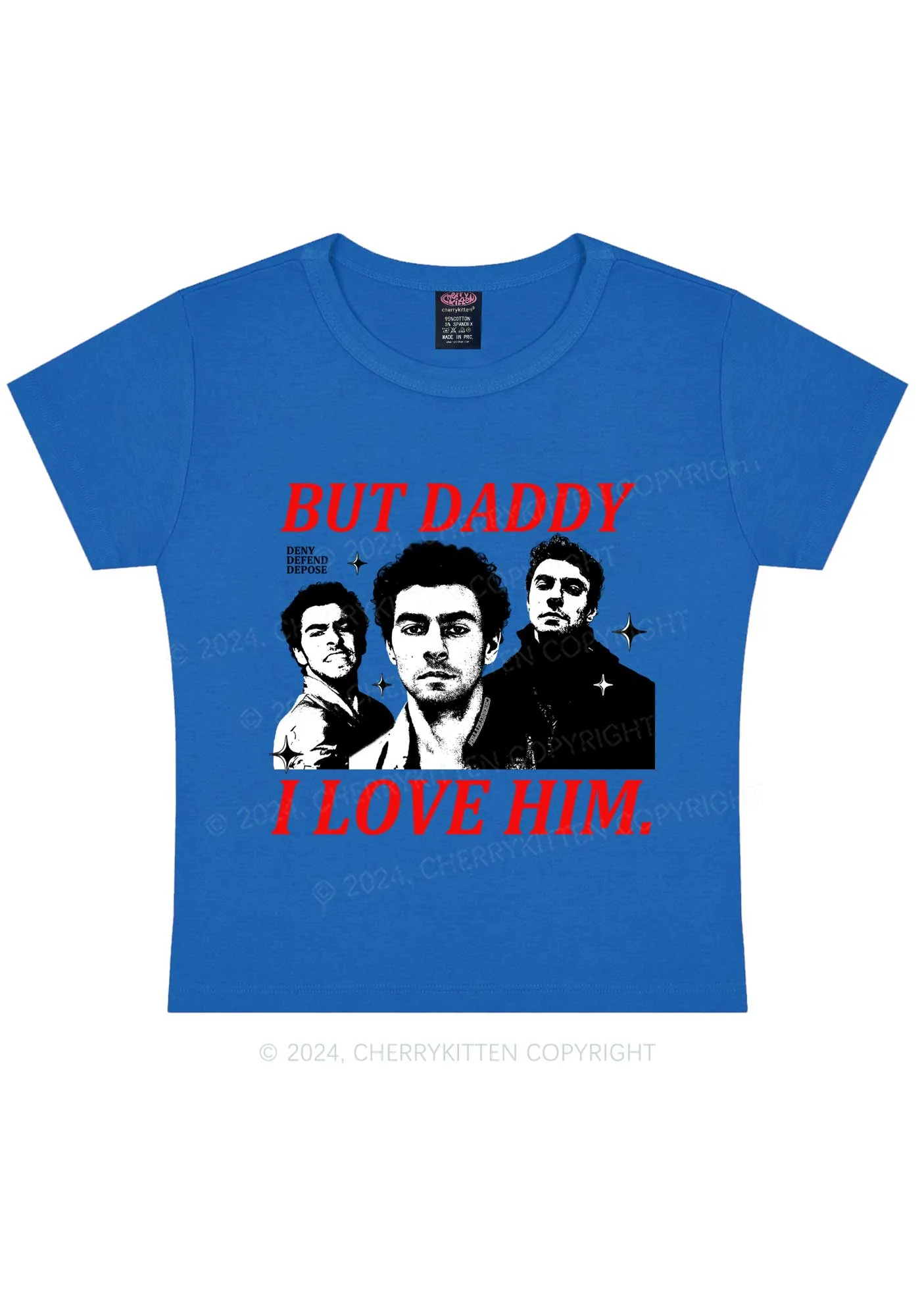 Daddy I Love Luigi Y2K Baby Tee Cherrykitten - Image 9