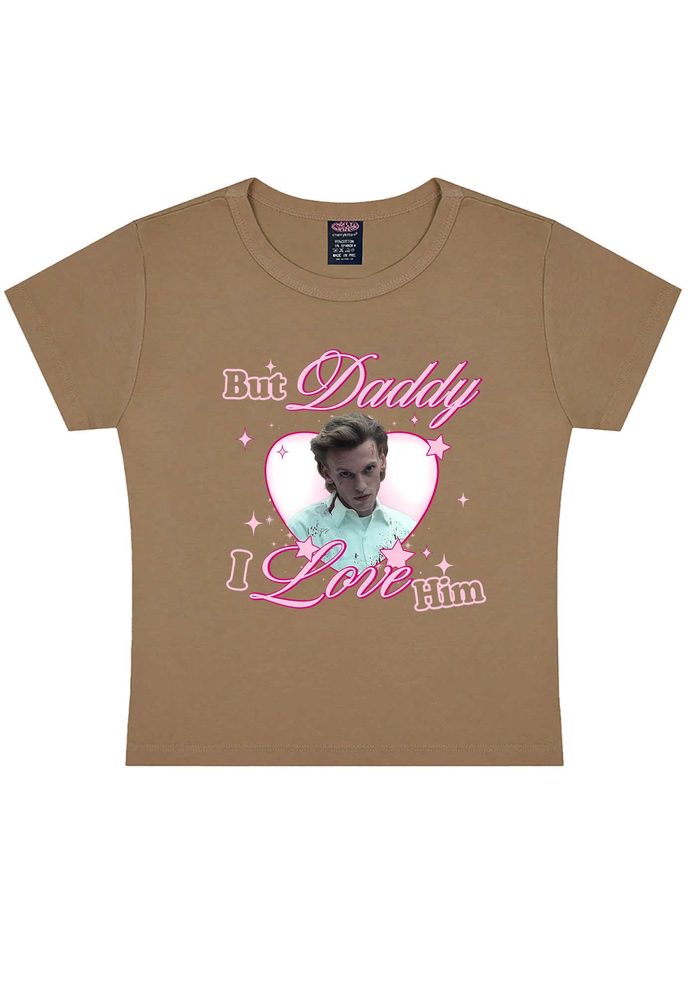 Daddy I Love Number One Y2K Baby Tee Cherrykitten - Image 12