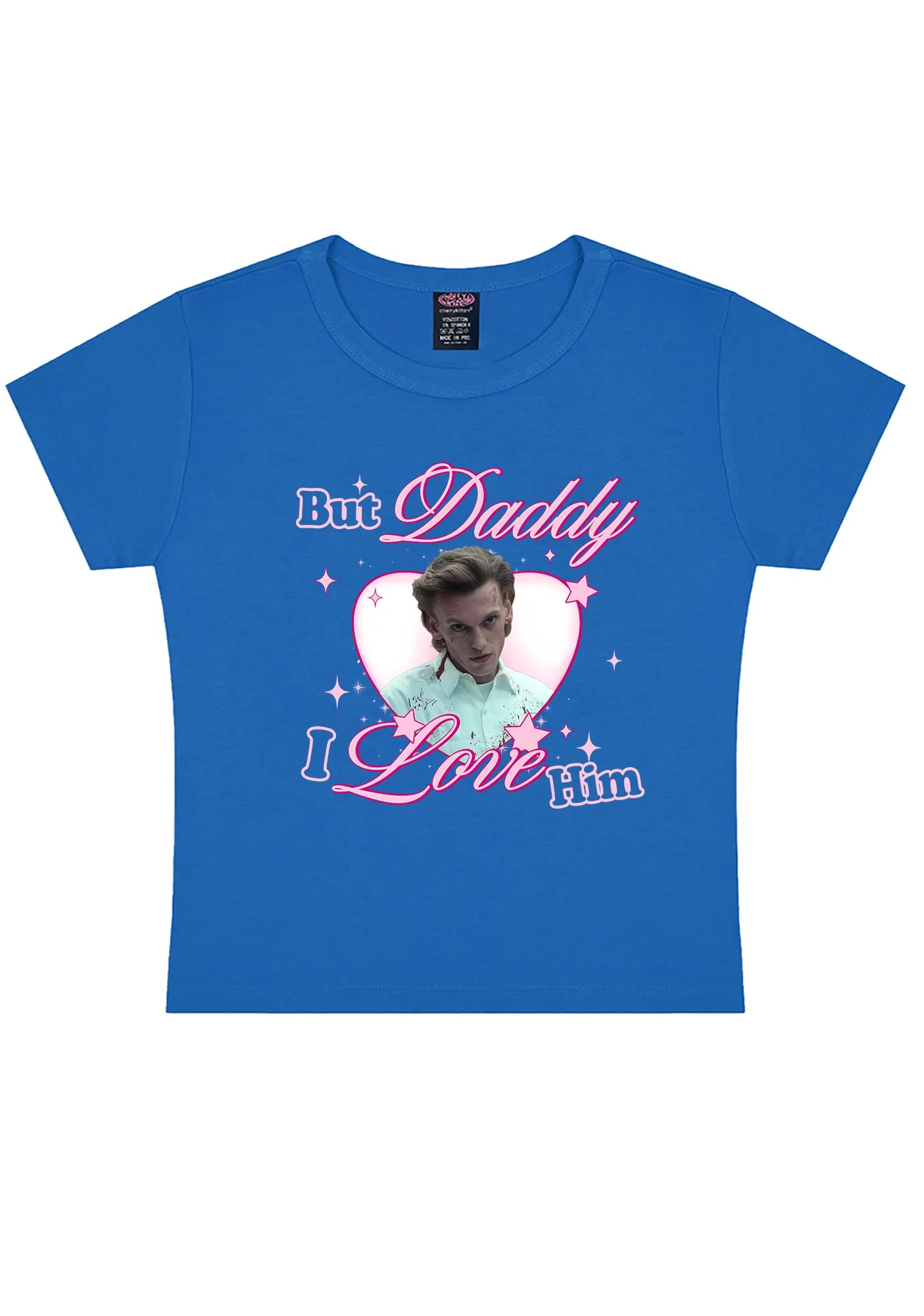 Daddy I Love Number One Y2K Baby Tee Cherrykitten - Image 8