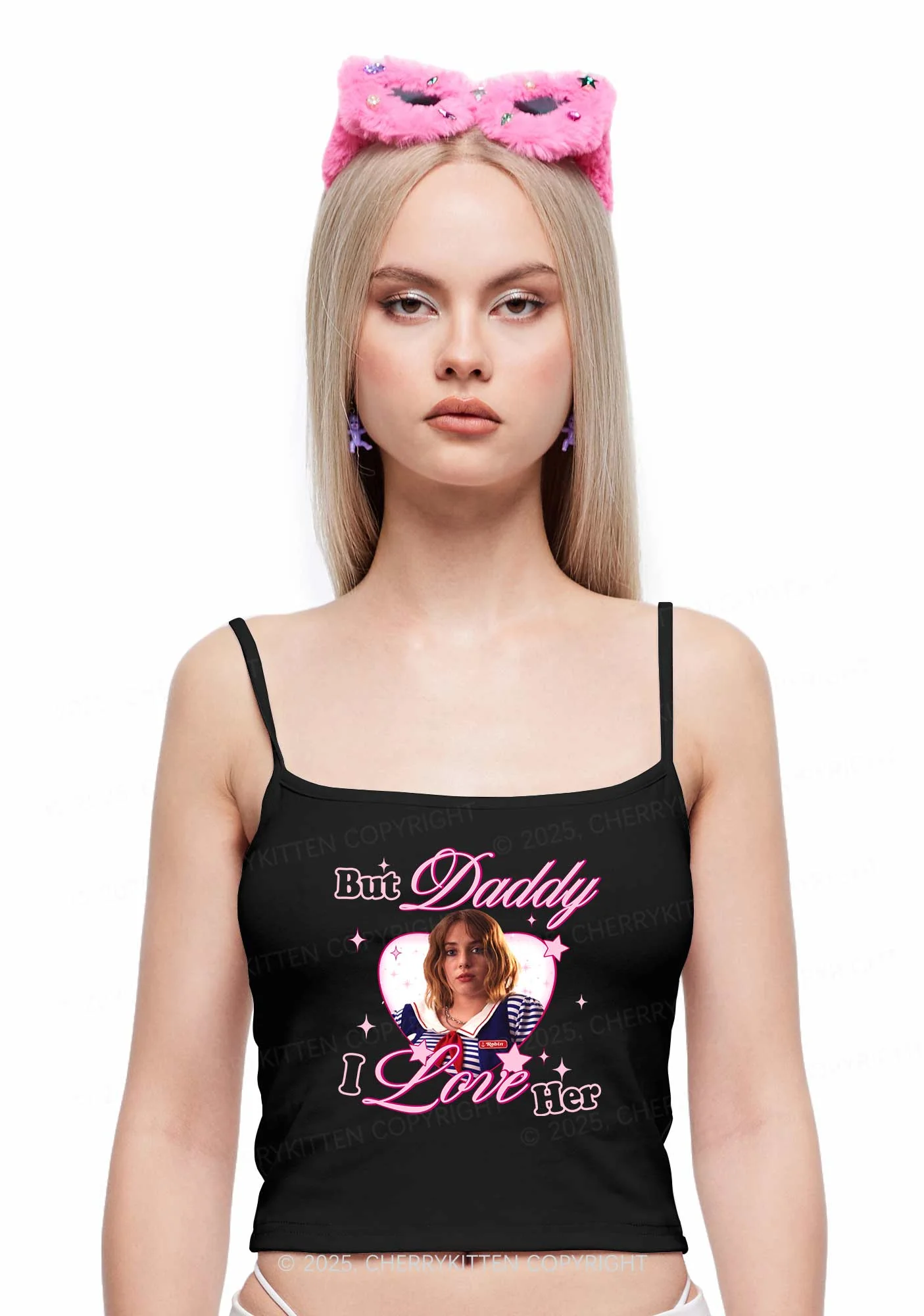 Daddy I Love RB Pride Y2K Spaghetti Strap Cami Cherrykitten - Image 2
