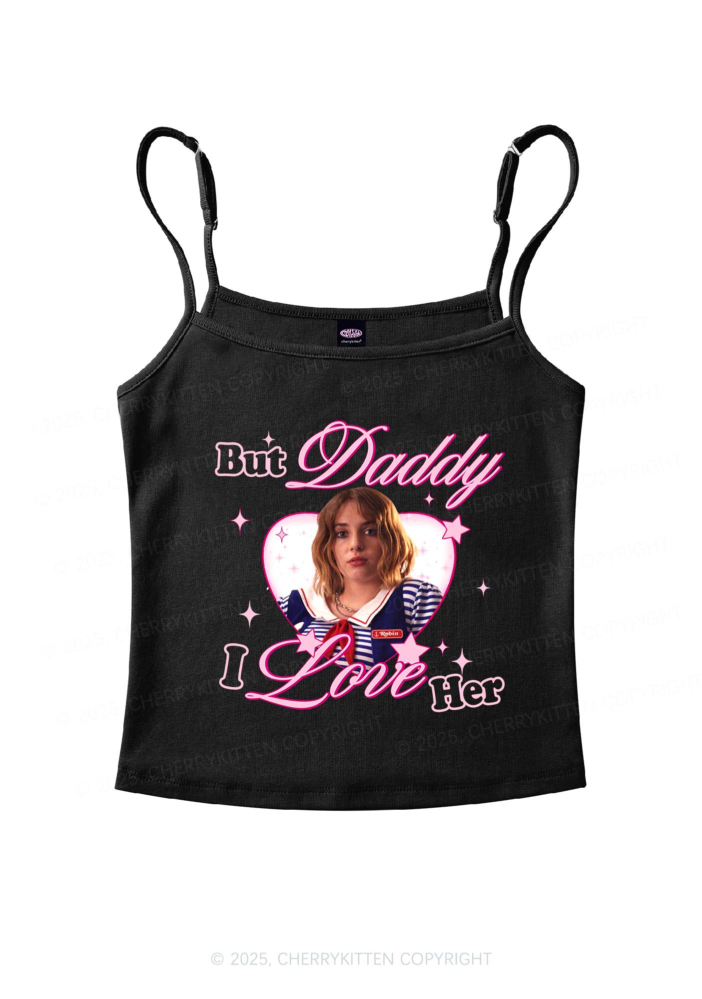Daddy I Love RB Pride Y2K Spaghetti Strap Cami Cherrykitten - Image 3